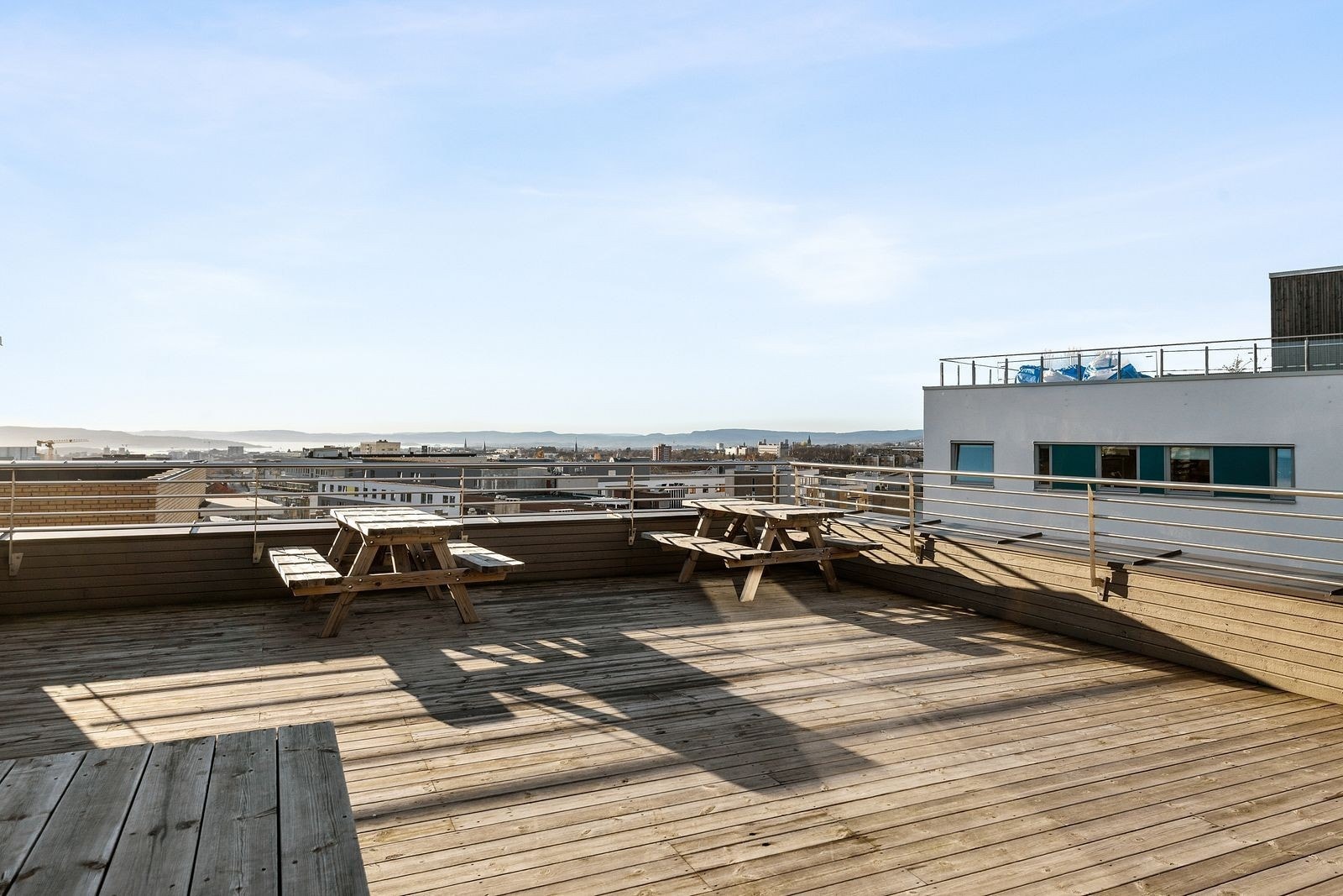 Flott felles takterrasse Galleribilde