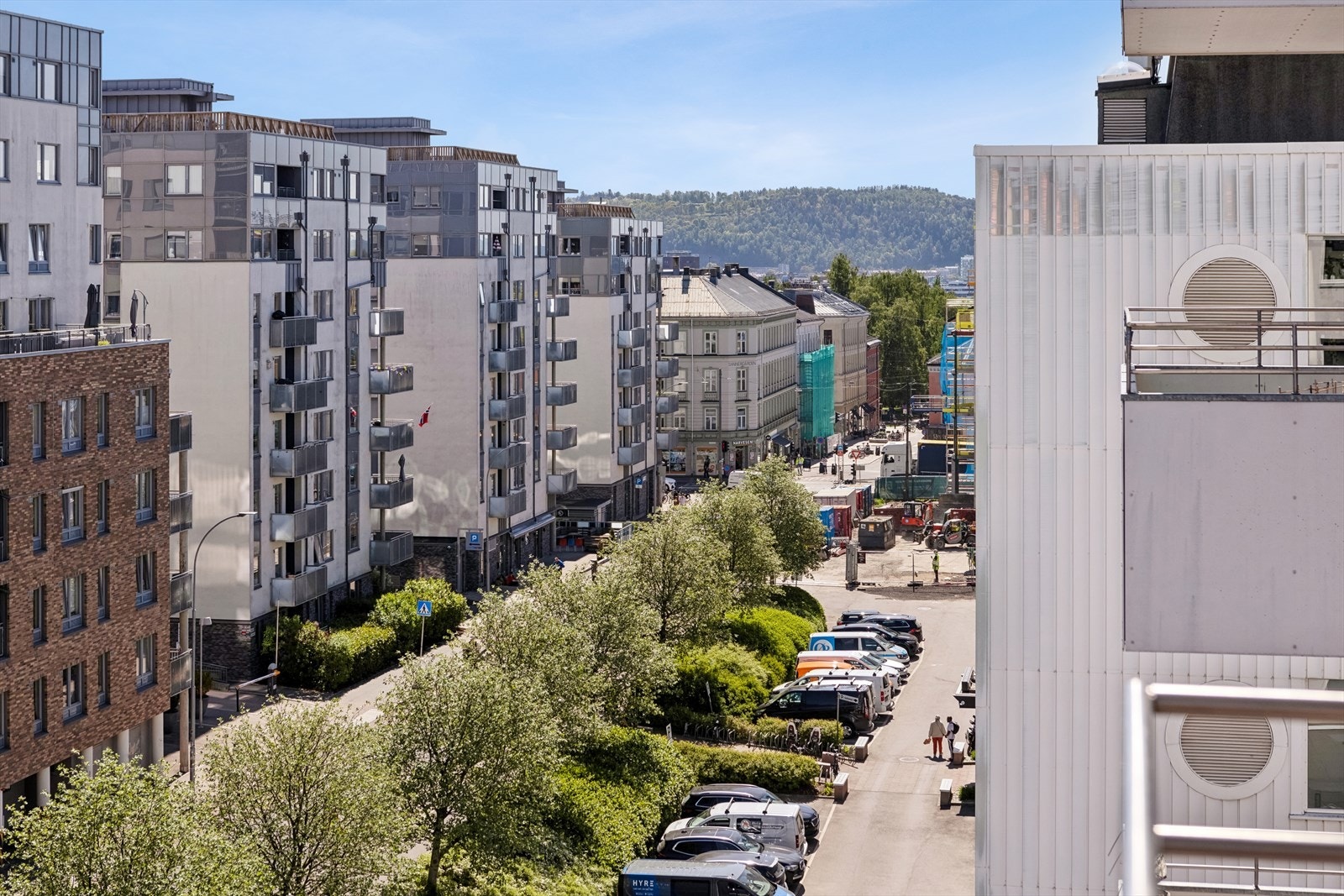 Utsikt fra balkongen. Galleribilde