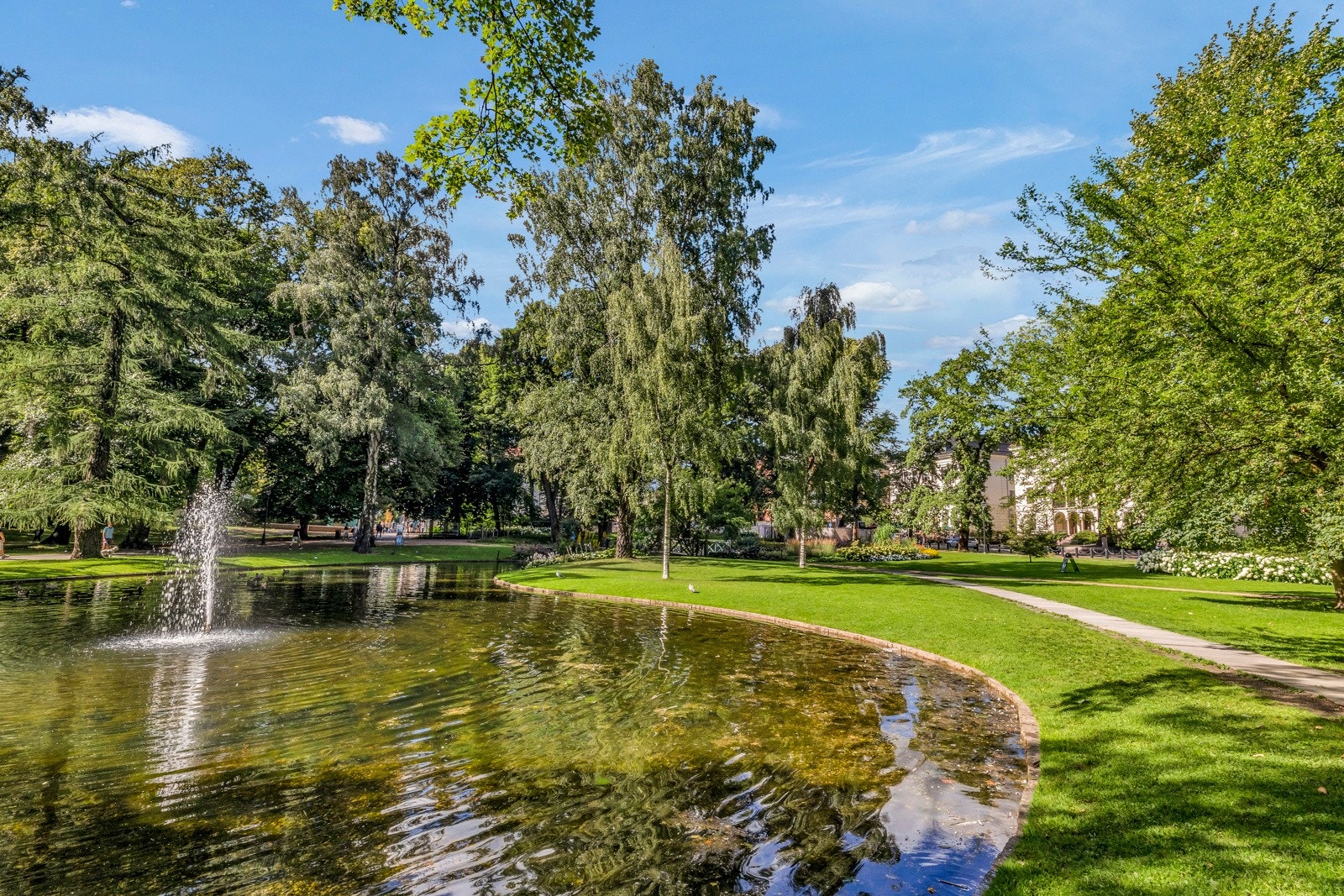 Slottsparken er også like i nærheten. Galleribilde