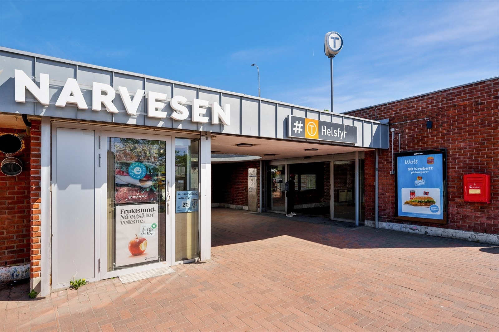 T-bane tar deg til Oslo på få minutter. Galleribilde