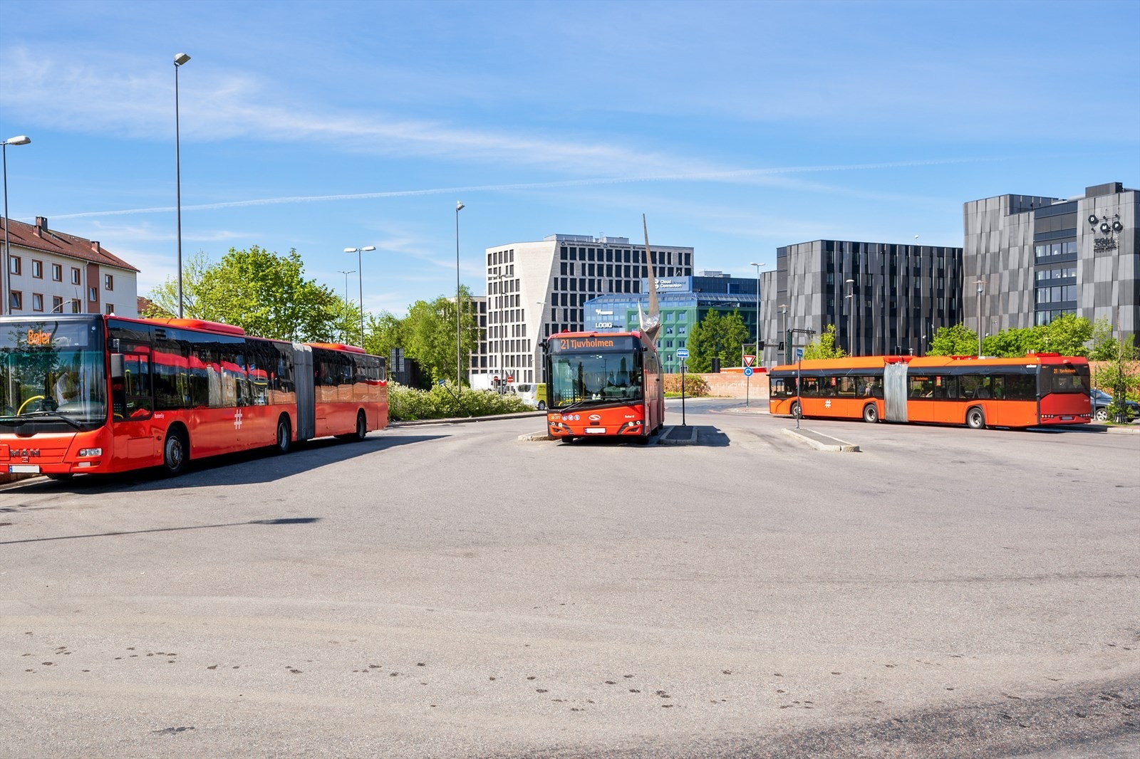 Buss er også et svært godt fremkomstmiddel fra Ulven til sentrum. Galleribilde