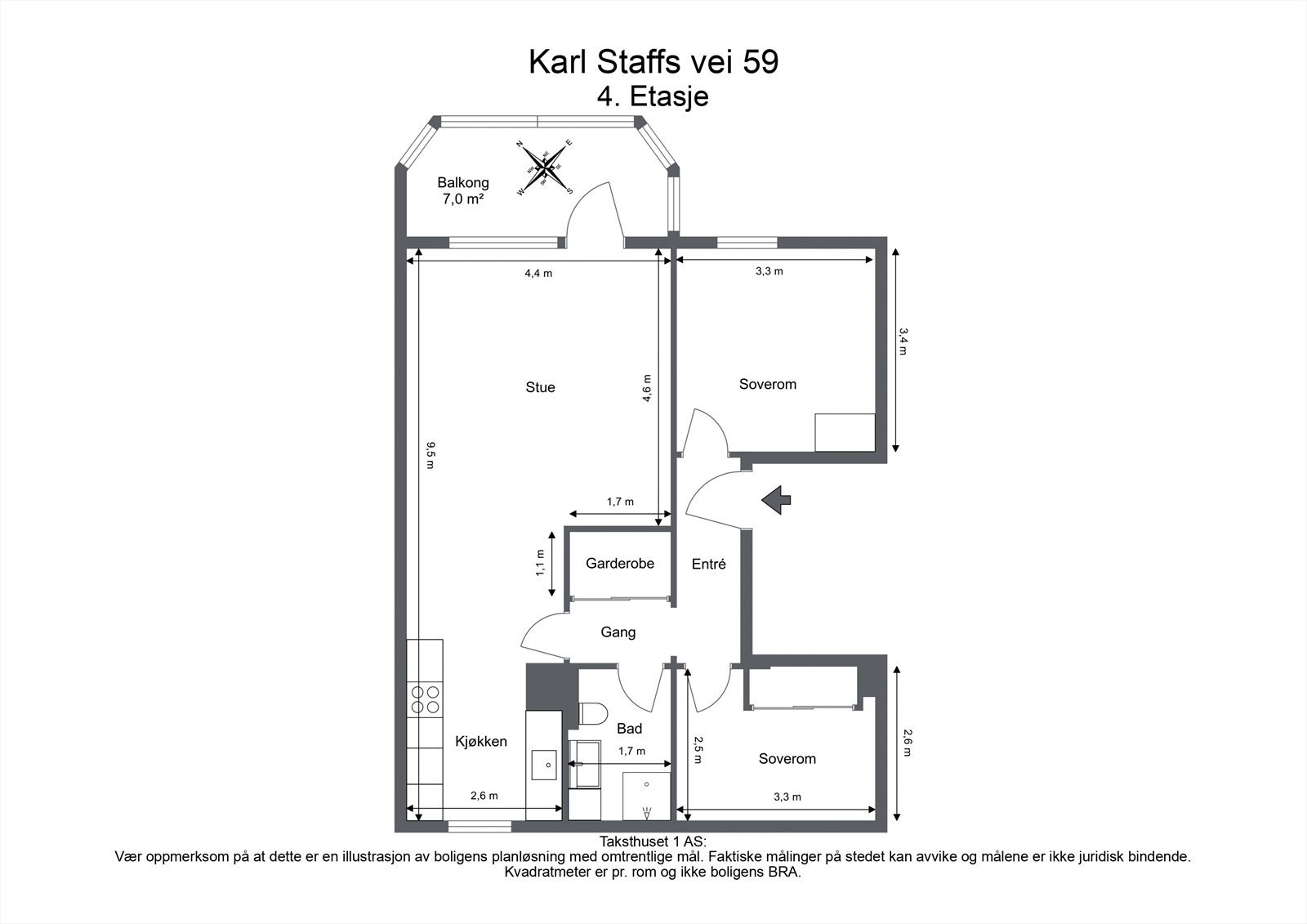 Plantegning Galleribilde