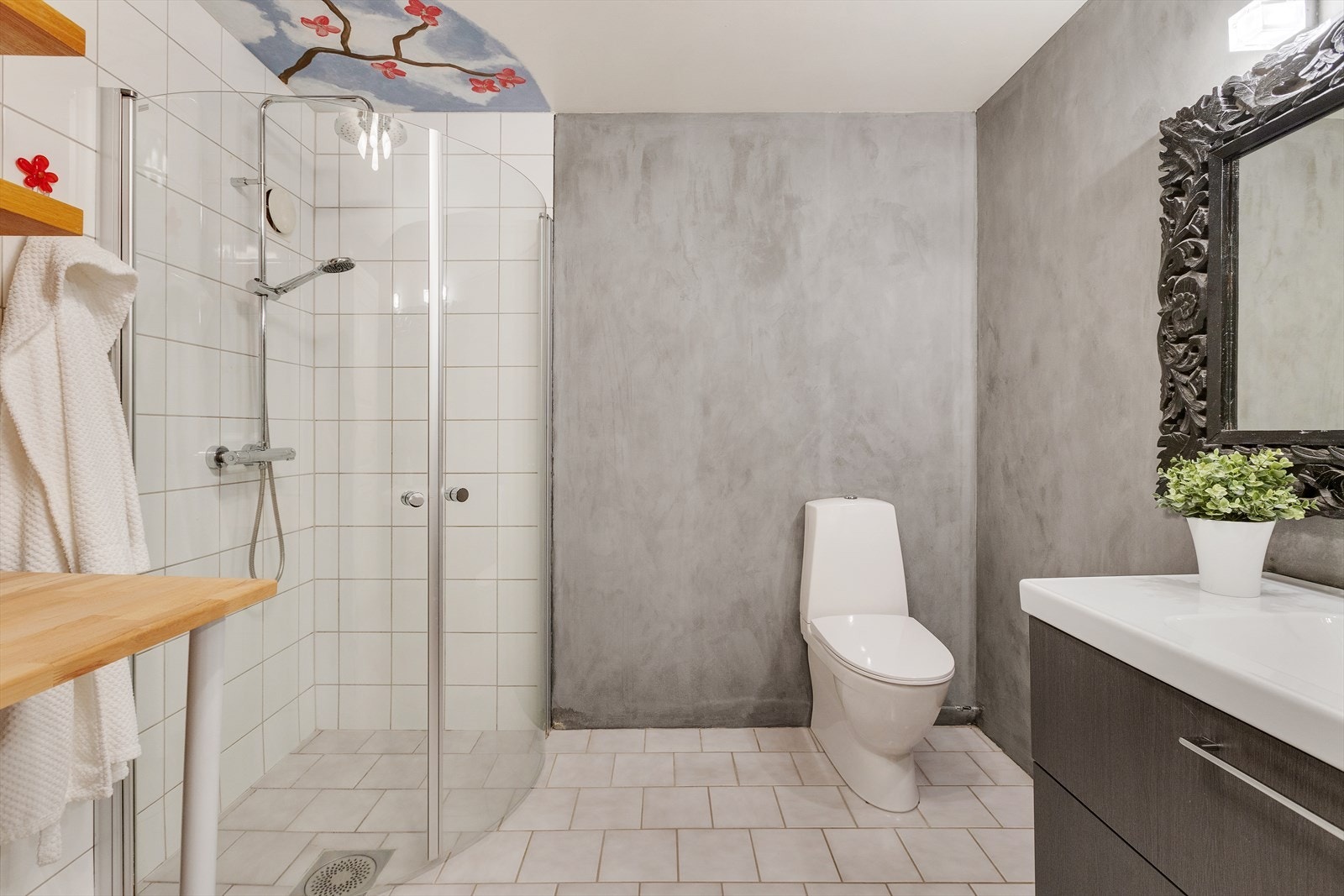 Varme i gulv på badet Galleribilde