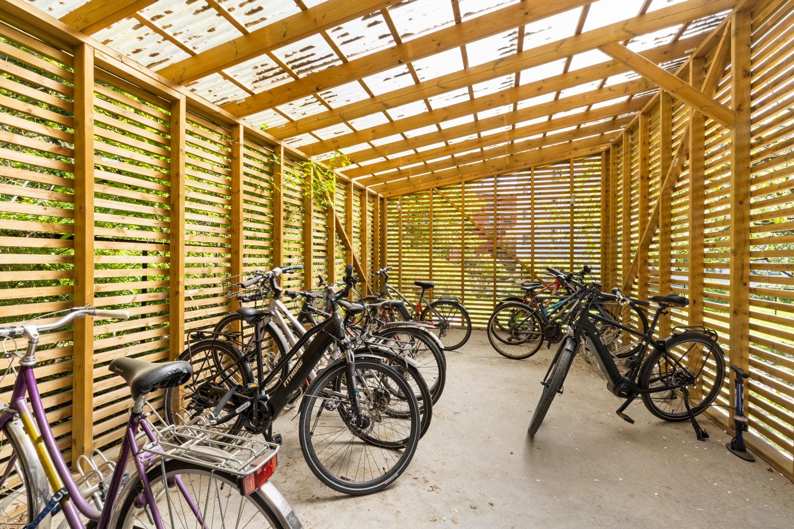 Sykkelparkering Galleribilde