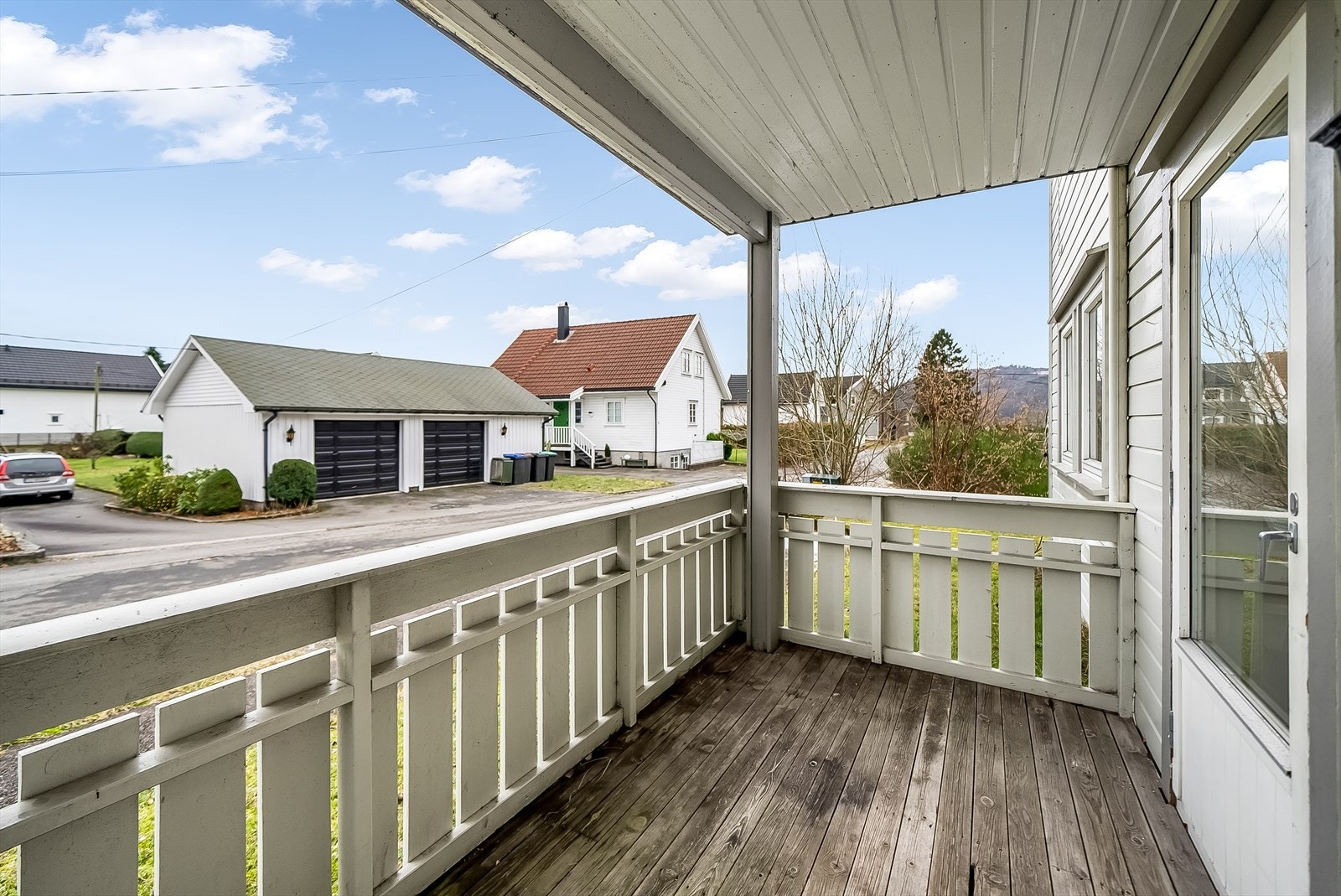 Veranda med takoverbygg Galleribilde
