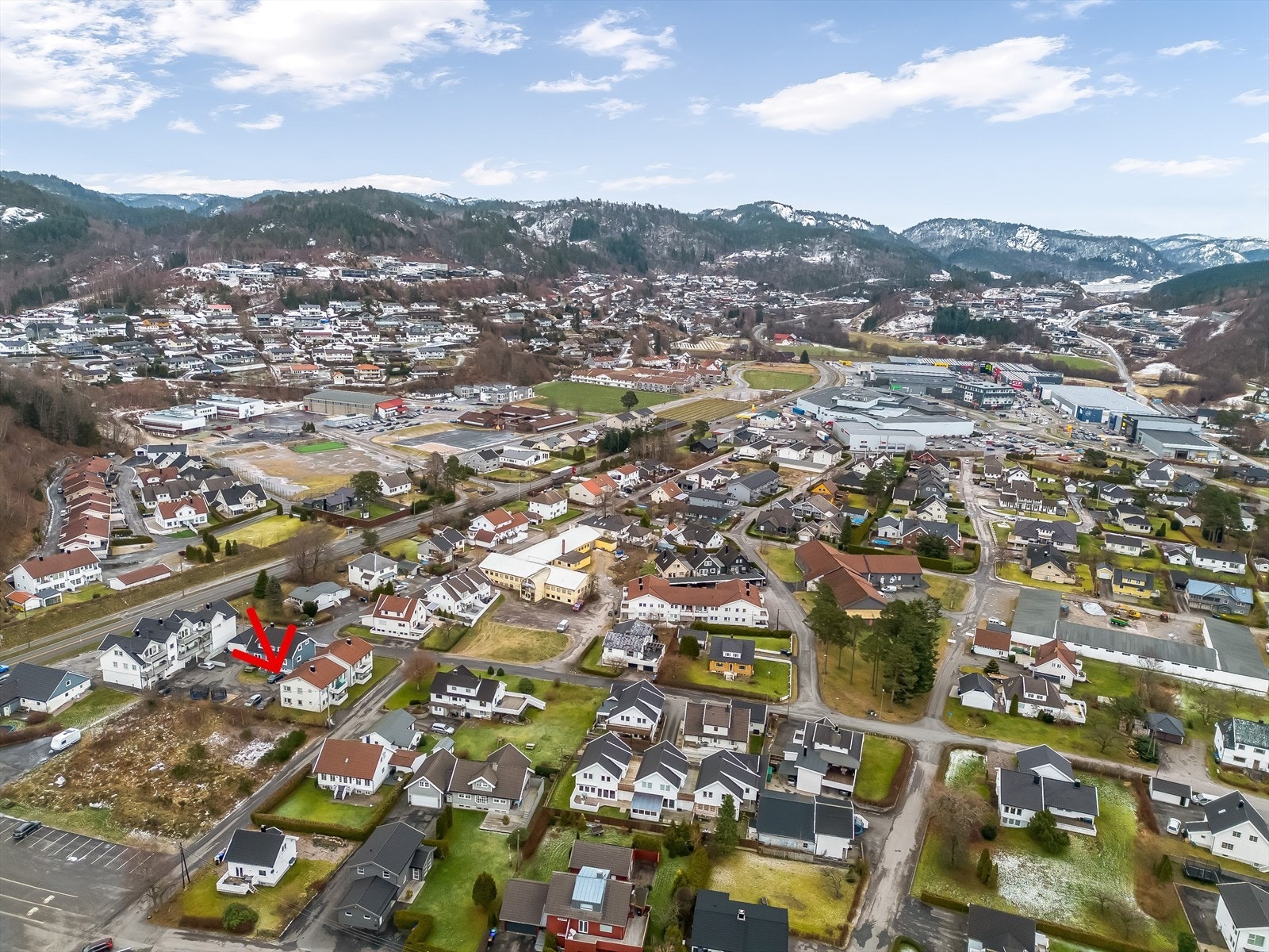 Romsletta mot Handelsparken m.m. Galleribilde