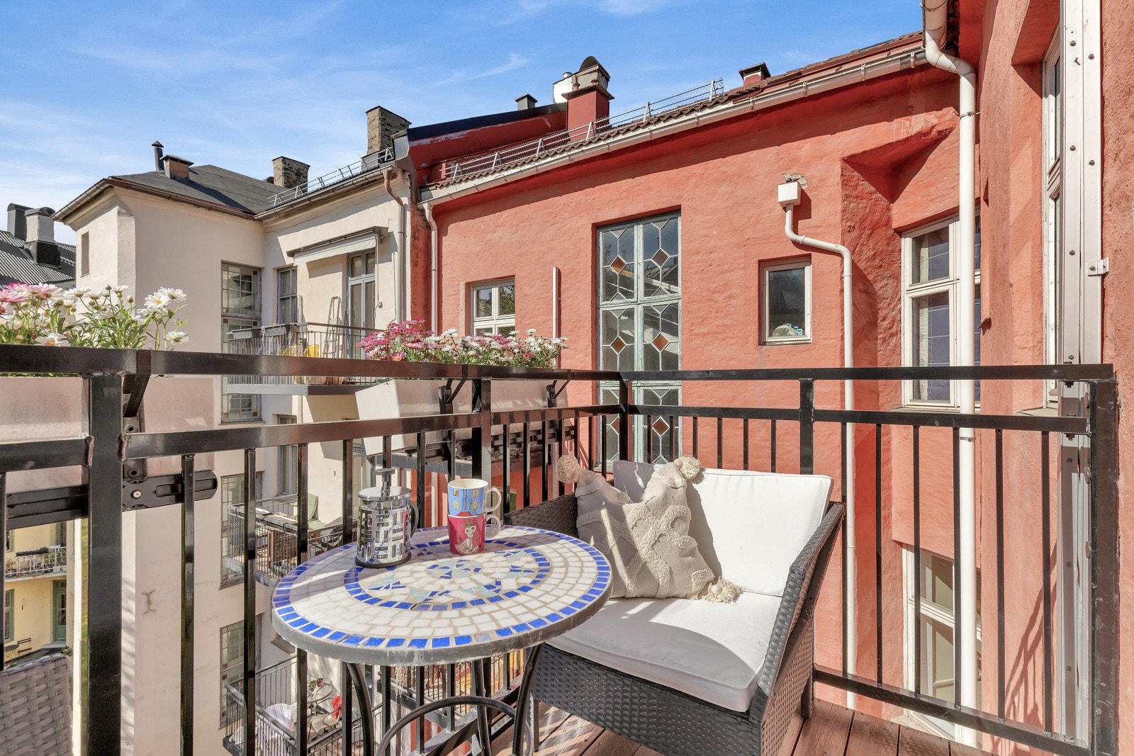 Gode solforhold på balkongen! Galleribilde