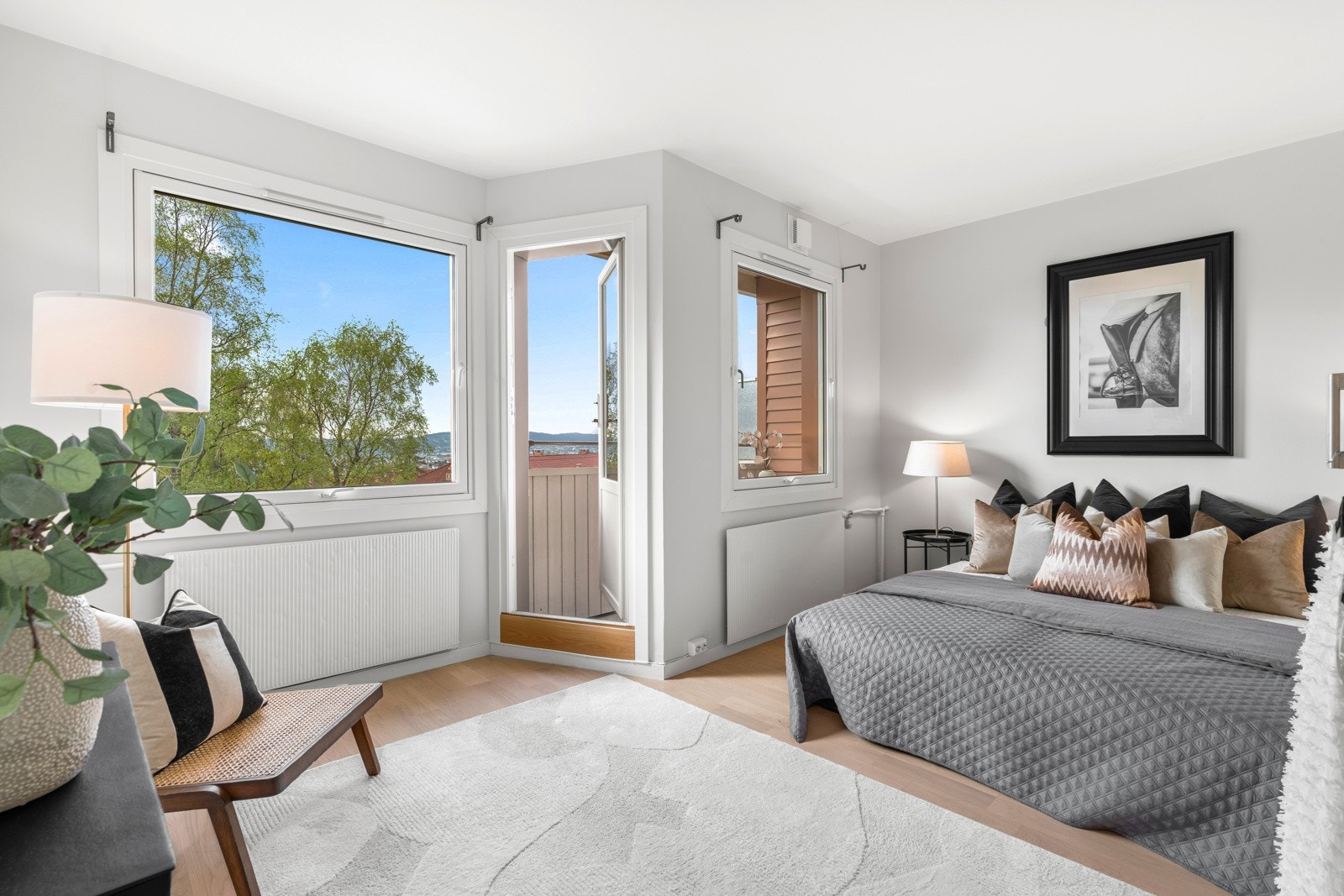 I fjerde etasje finner du to gode soverom. Galleribilde