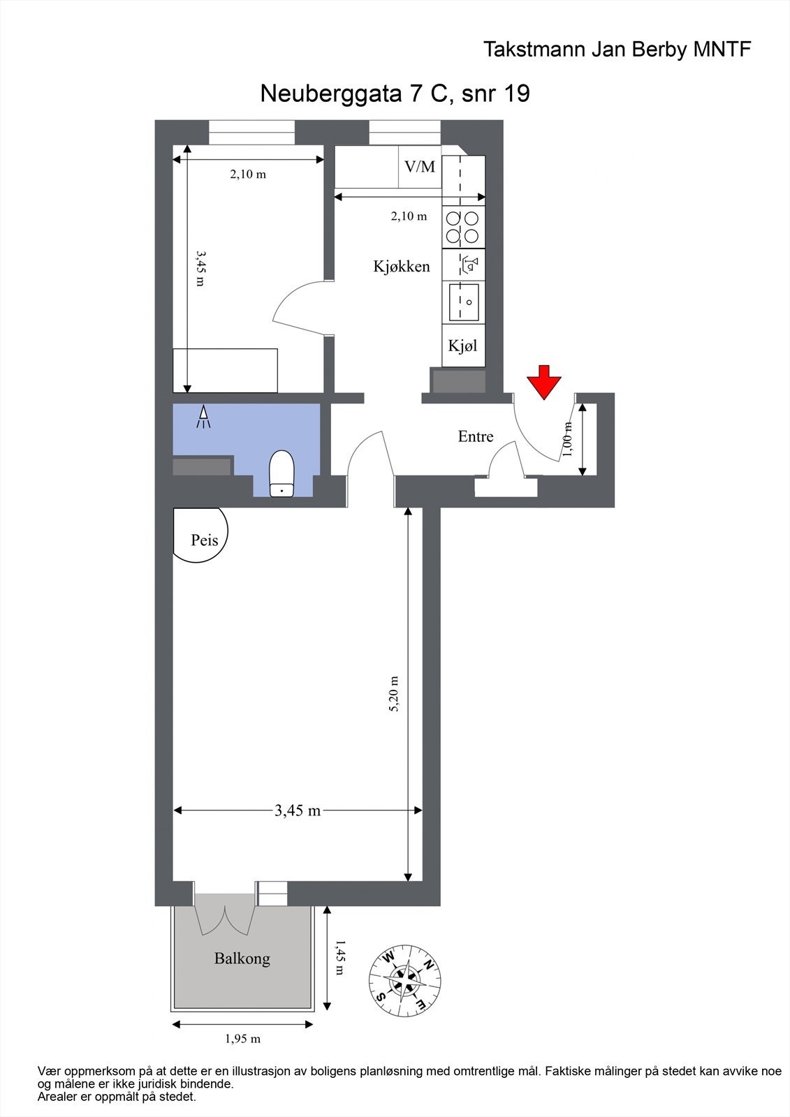Plantegning Galleribilde