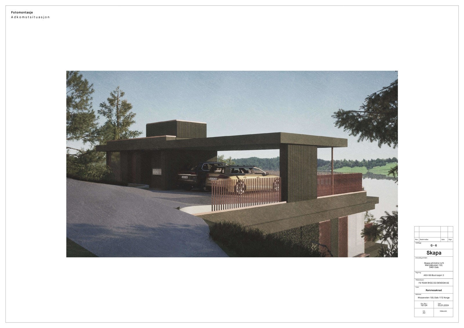 Tegninger Skapa - tegingen som ligger ved her er ikke godkjente av kommunen Galleribilde