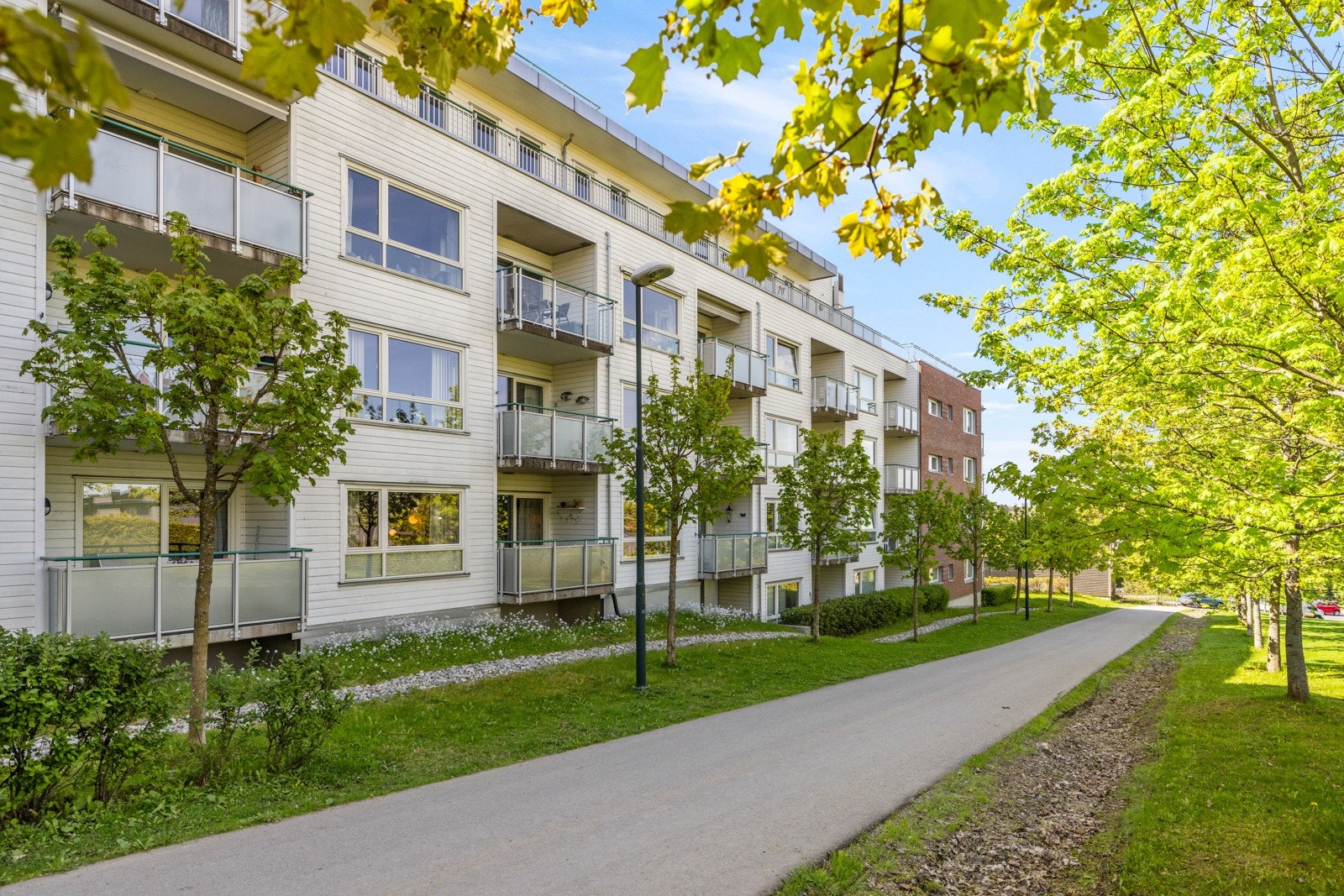 Fasade baksiden av Sigrid Undsets vei 7 Galleribilde