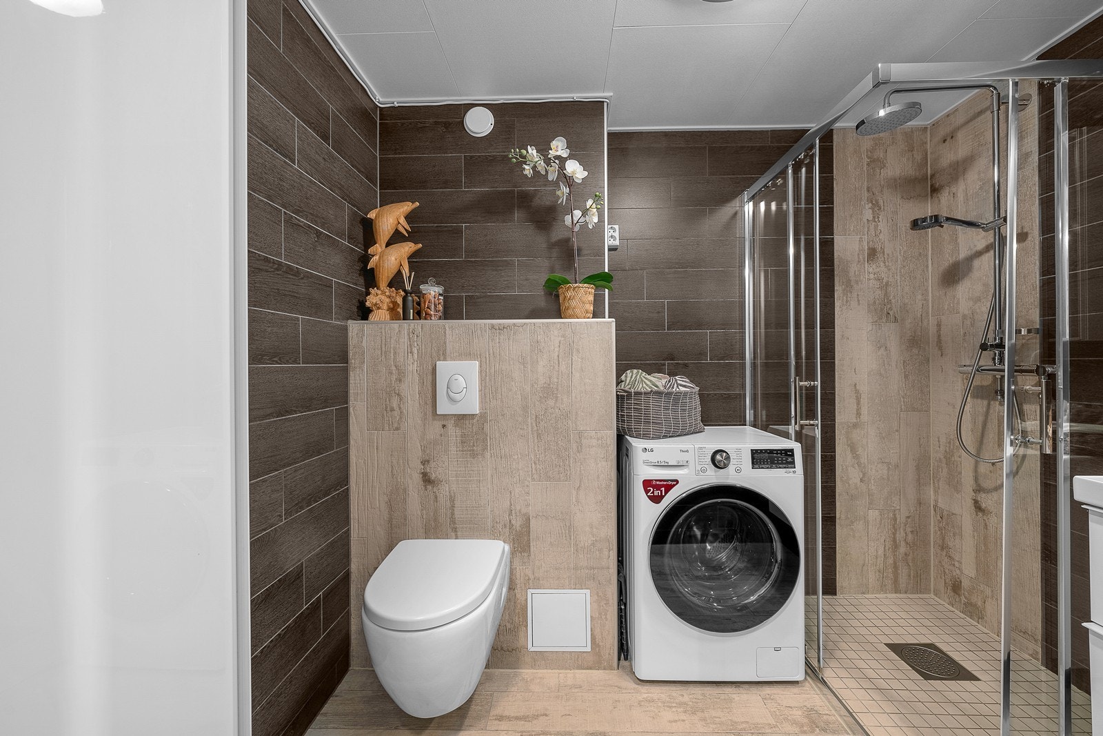 Badet har opplegg for vaskemaskin Galleribilde