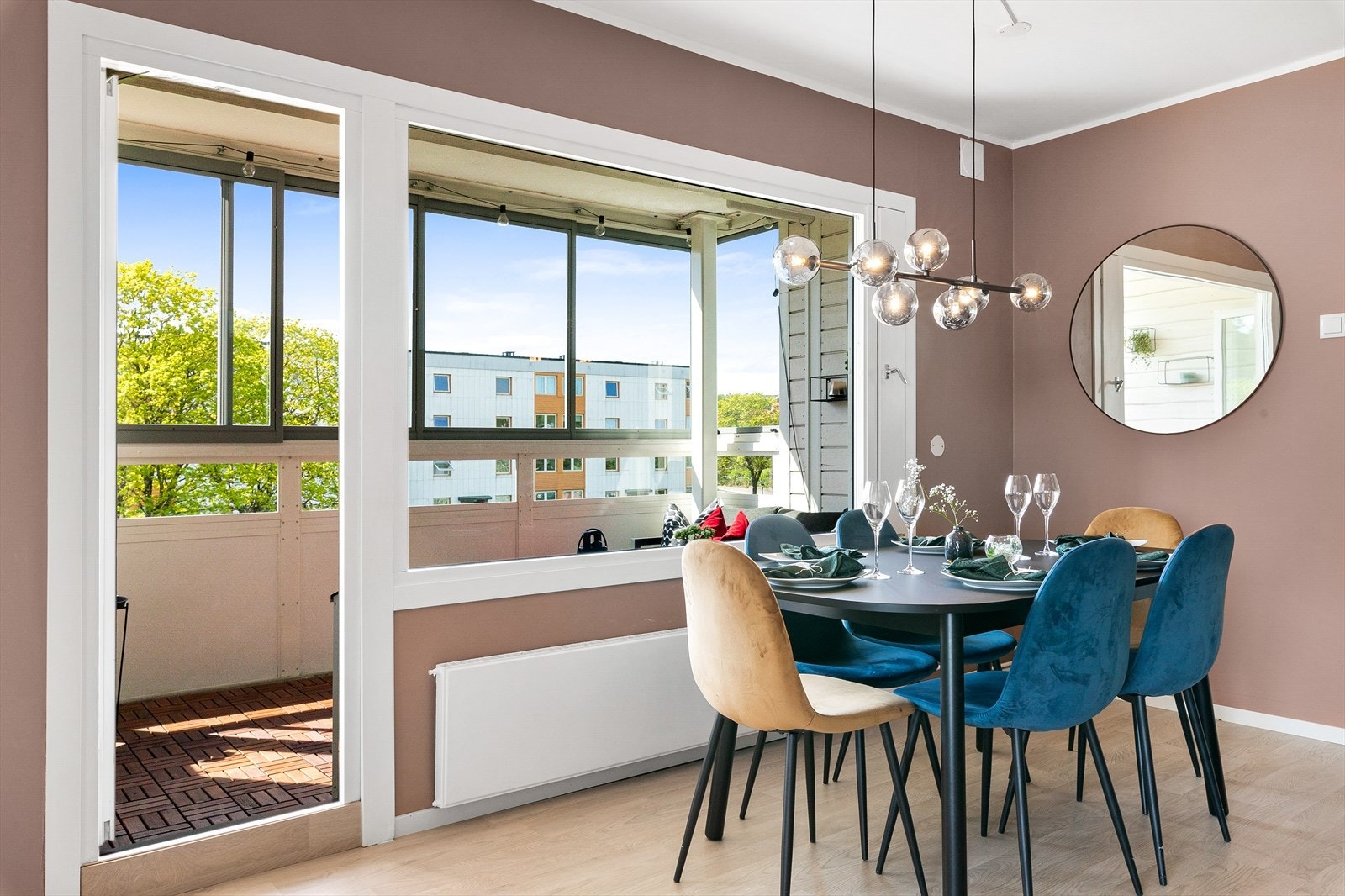 Her kan du nyte flotte måltider. Galleribilde