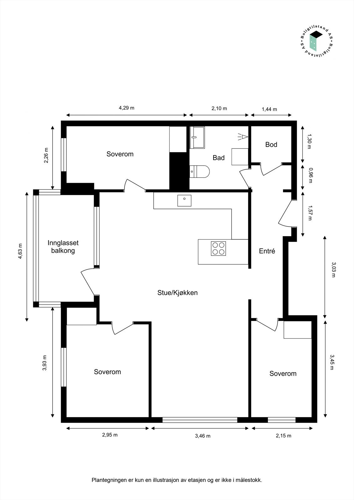 Plantegning. Galleribilde