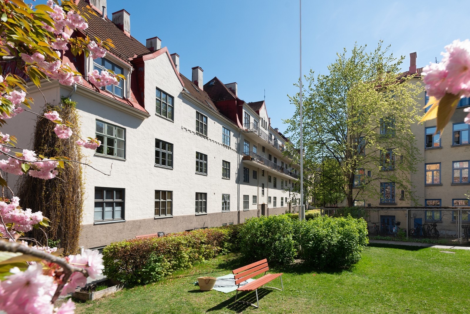 Idyllisk bakhage tegnet av Snøhetta Galleribilde