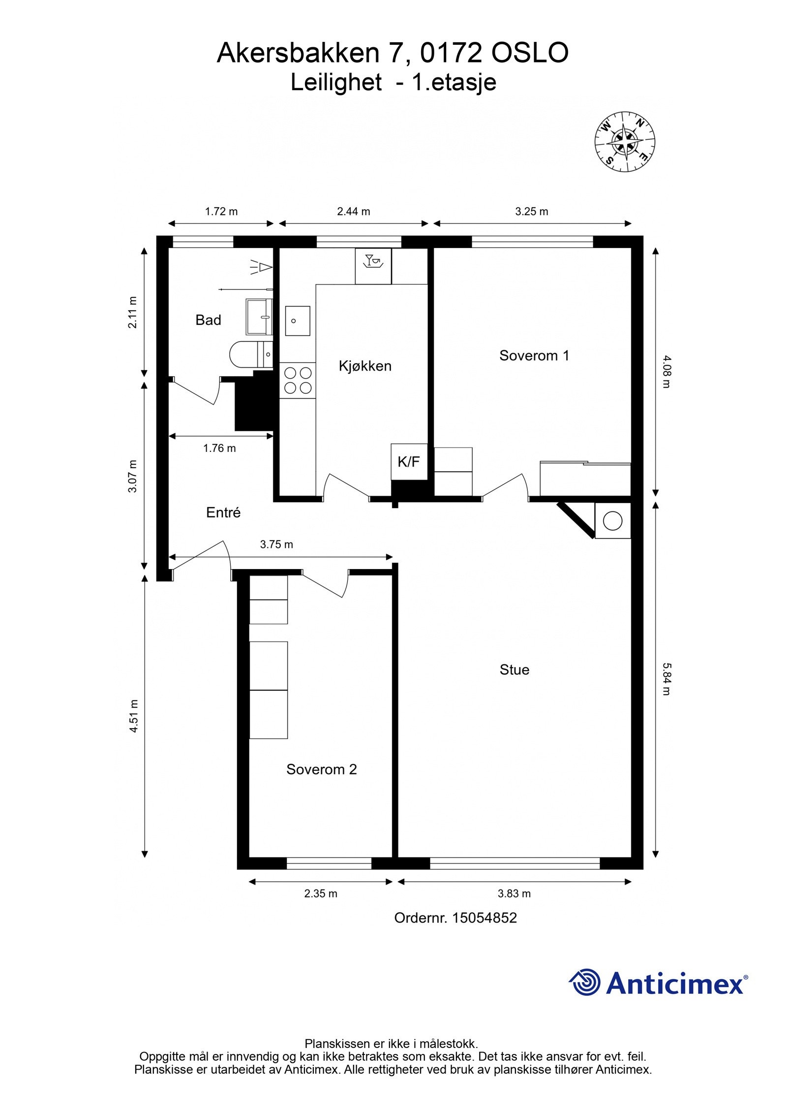 Plantegning Galleribilde