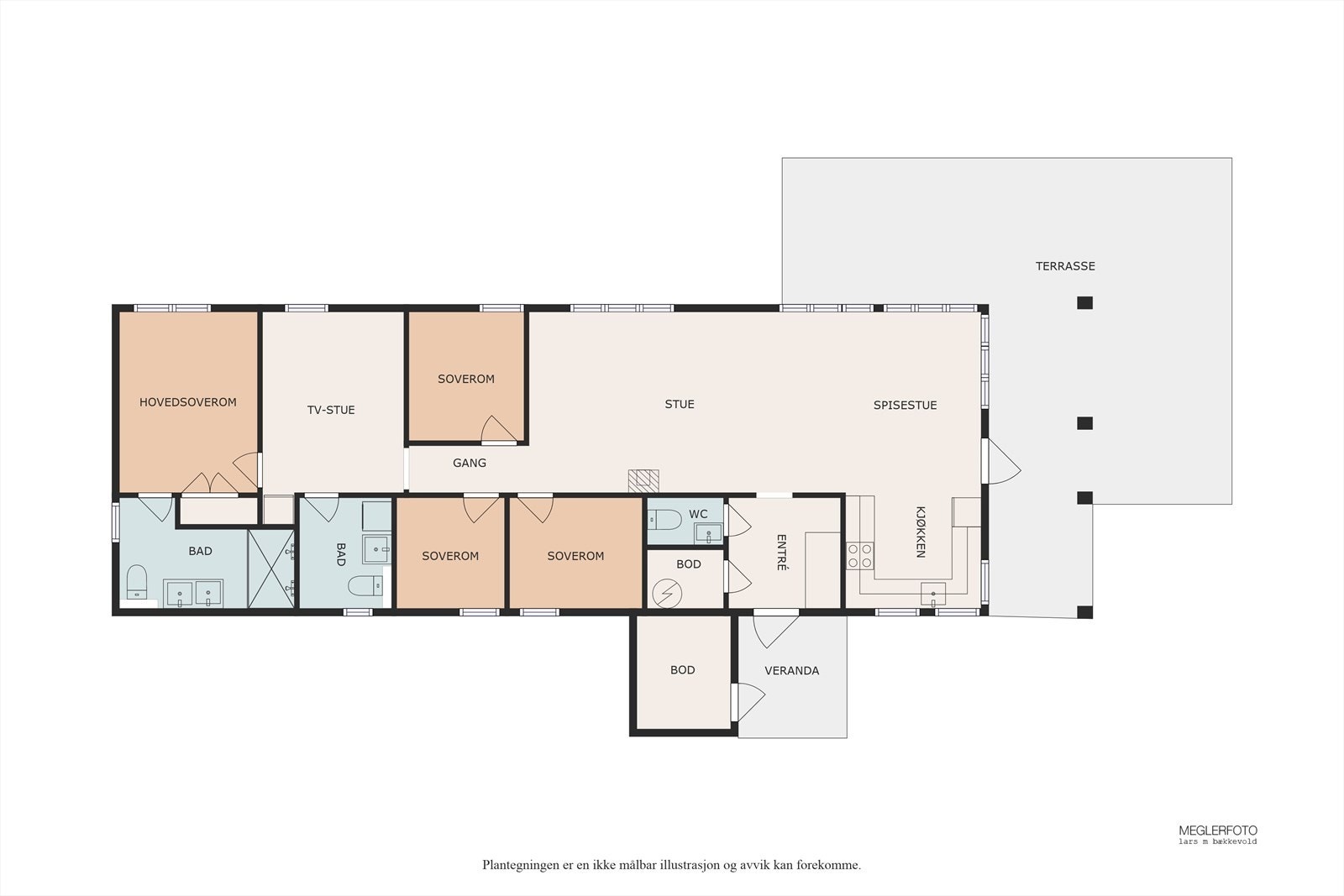 Plantegning Galleribilde