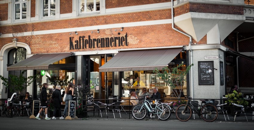Et rikt utvalg av kaféer og restauranter på Frogner. Galleribilde