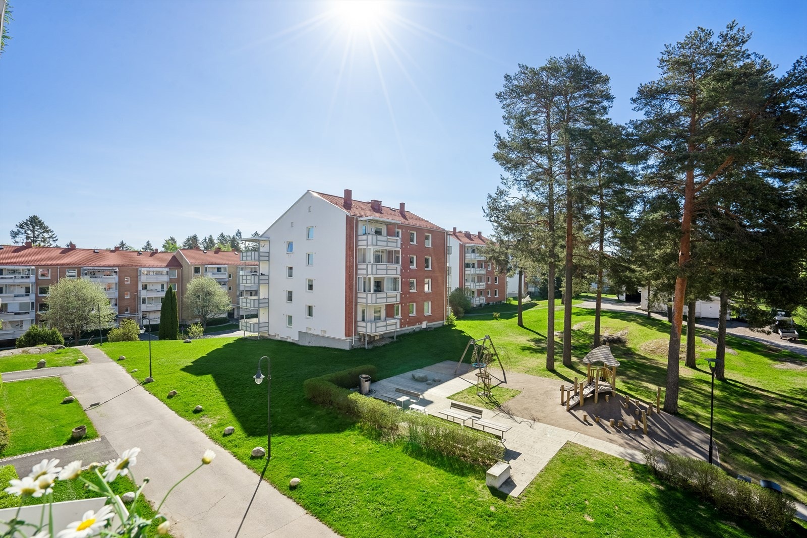 Herlig utsyn og gode solforhold. Galleribilde