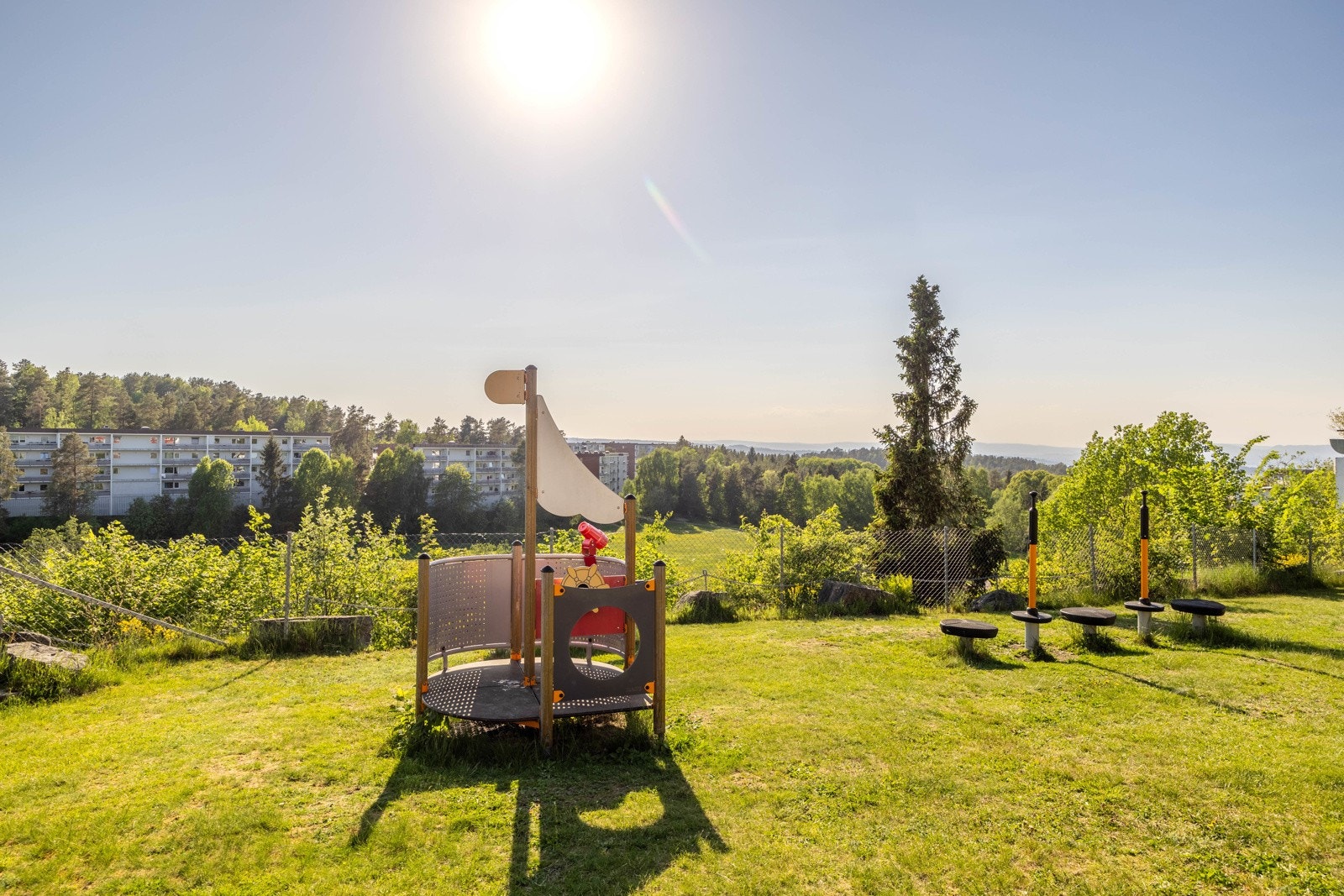 Nærområdet kan tilby nesten ubegrenset tilgang på natur og grøntområder. Galleribilde
