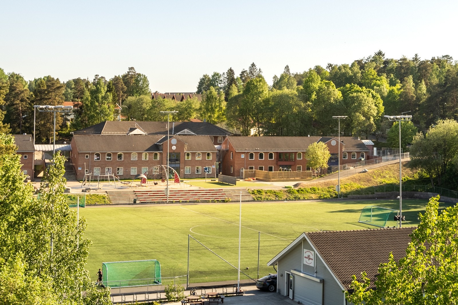 Her er det mange fasiliteter for lek og moro. Galleribilde