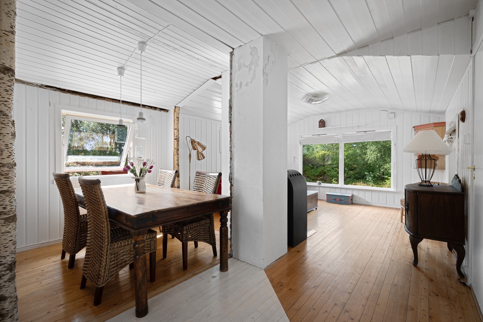 Det er god plass til å innrede i ulike soner. Galleribilde