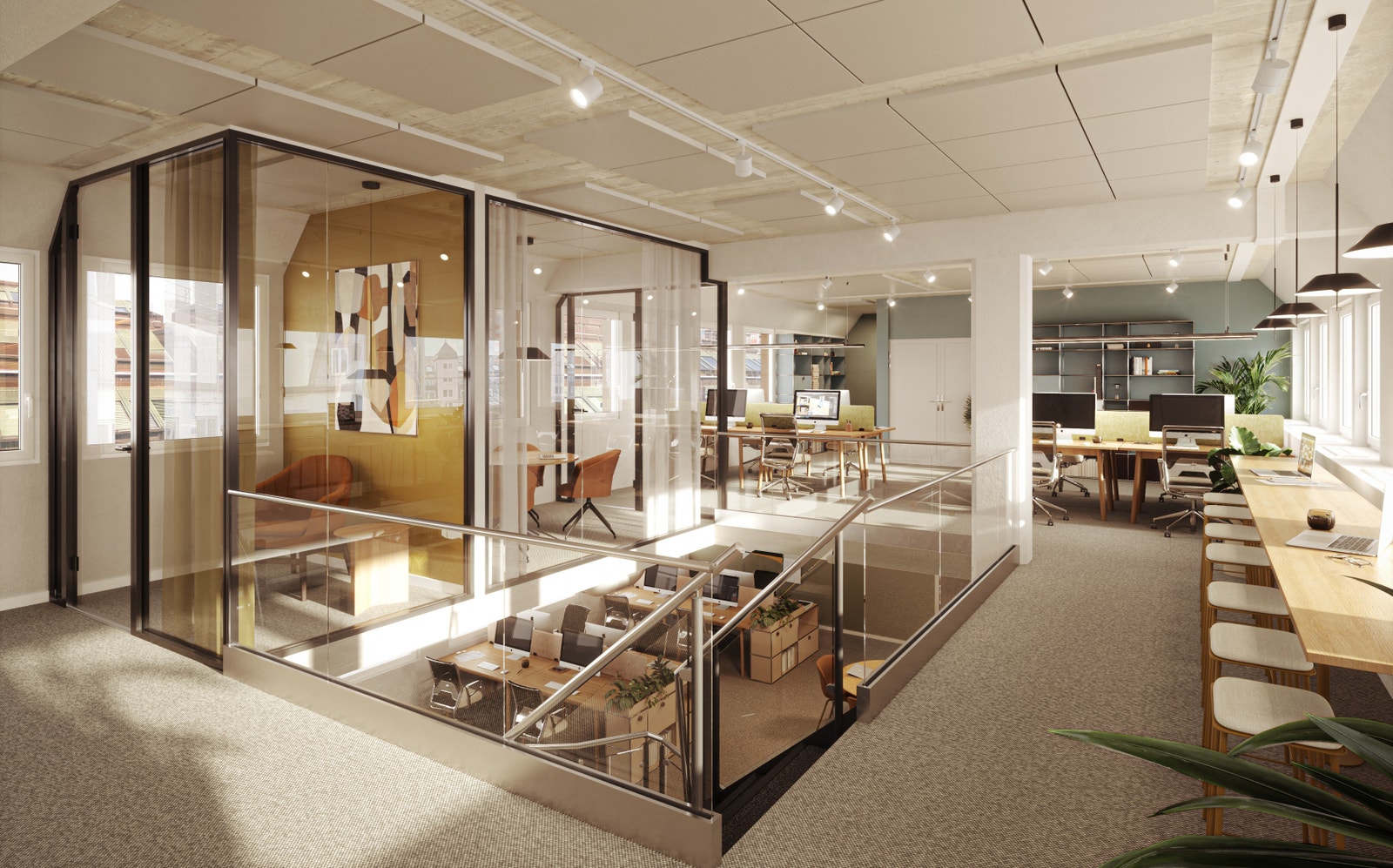 Visualisering av interiør Galleribilde