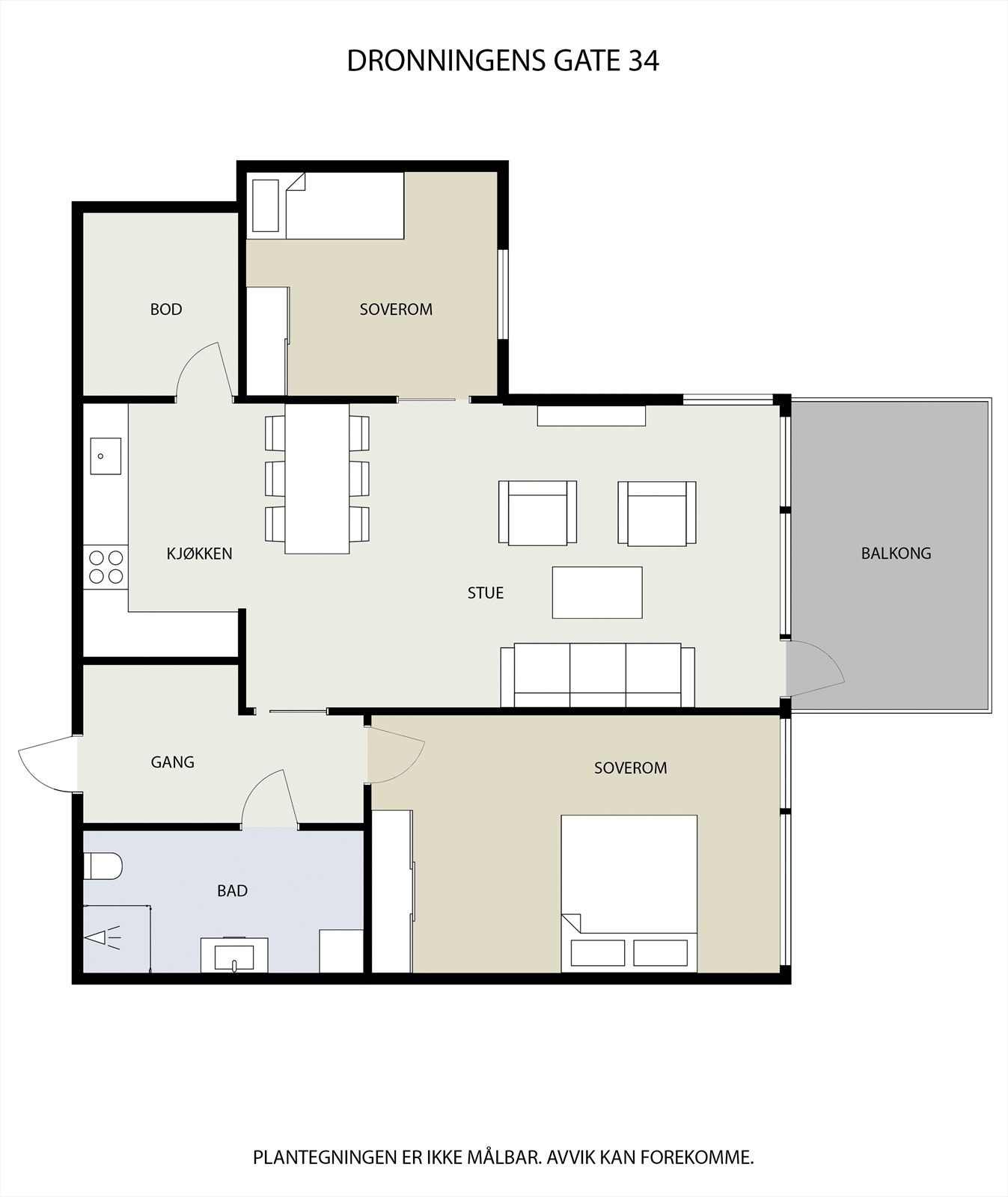Plantegning 4. etg. Galleribilde