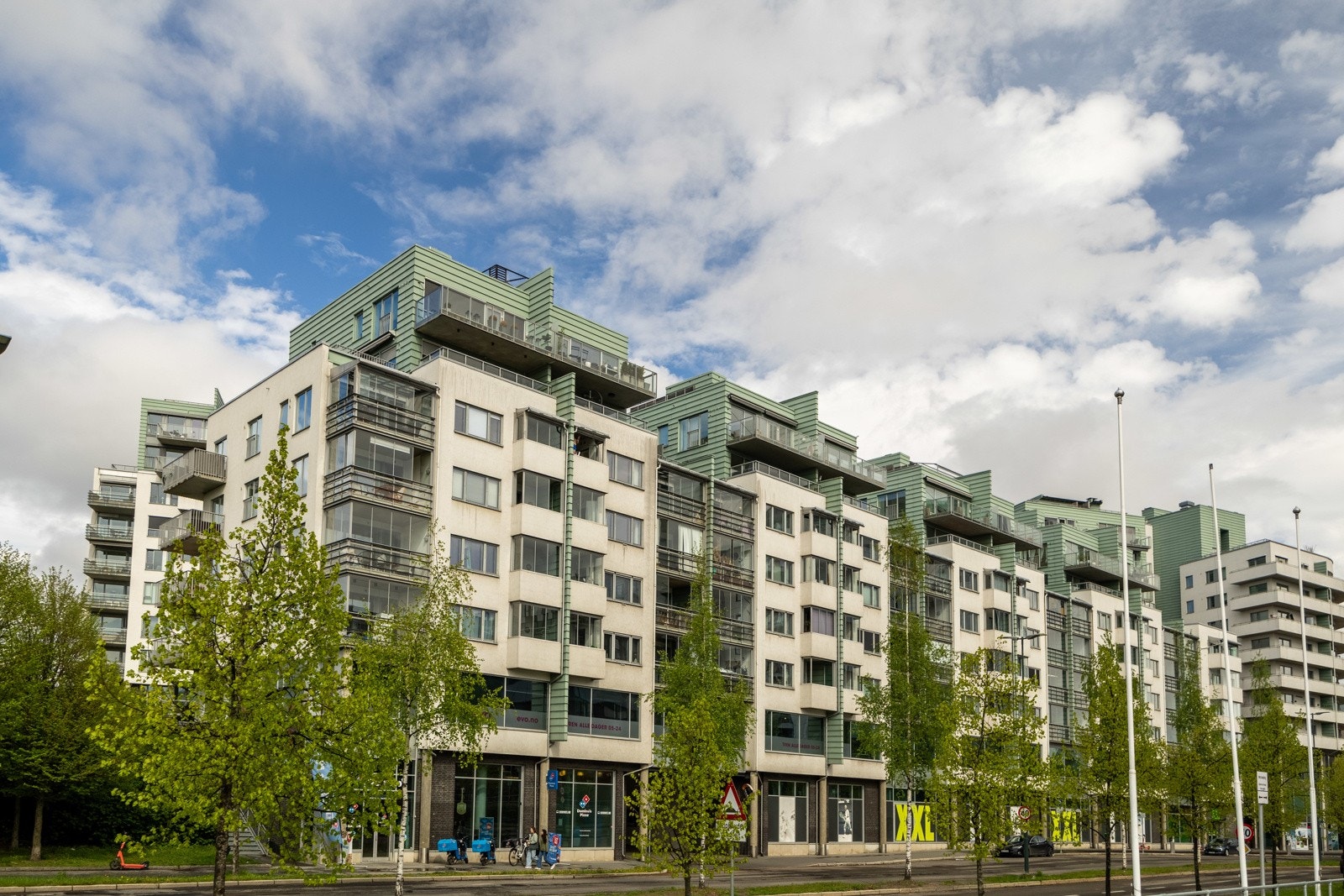 Fasade | EVO treningssenter er beliggende i 2. etasje. Galleribilde