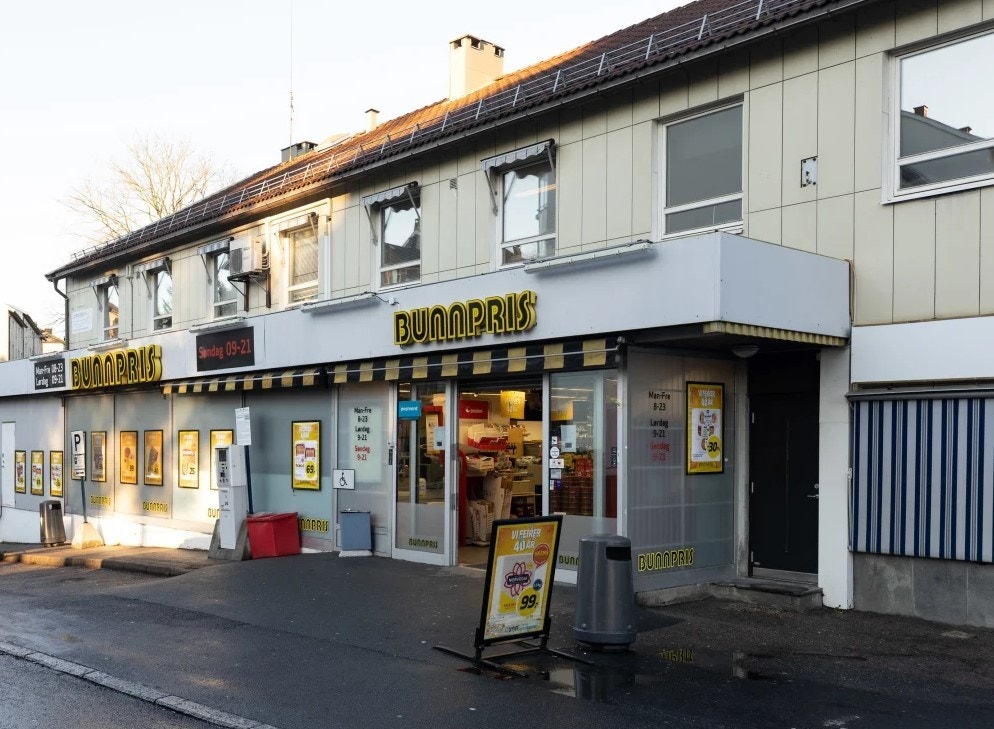 Søndagsåpen Bunnpris 2 minutters gange fra boligen. Galleribilde