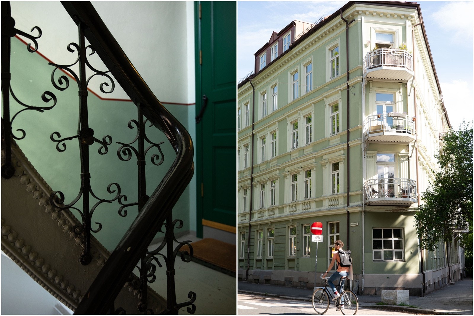 koselige loftsleiligheten i Skjelderupsgate 16 finner du på toppen i denne klassiske bygården Galleribilde