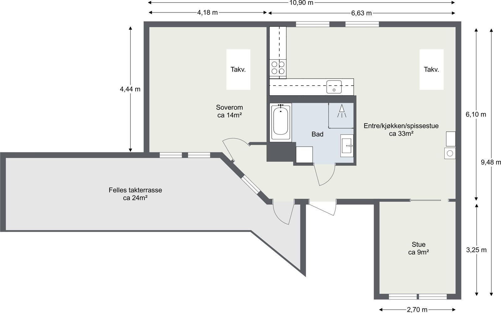 Plantegning Galleribilde