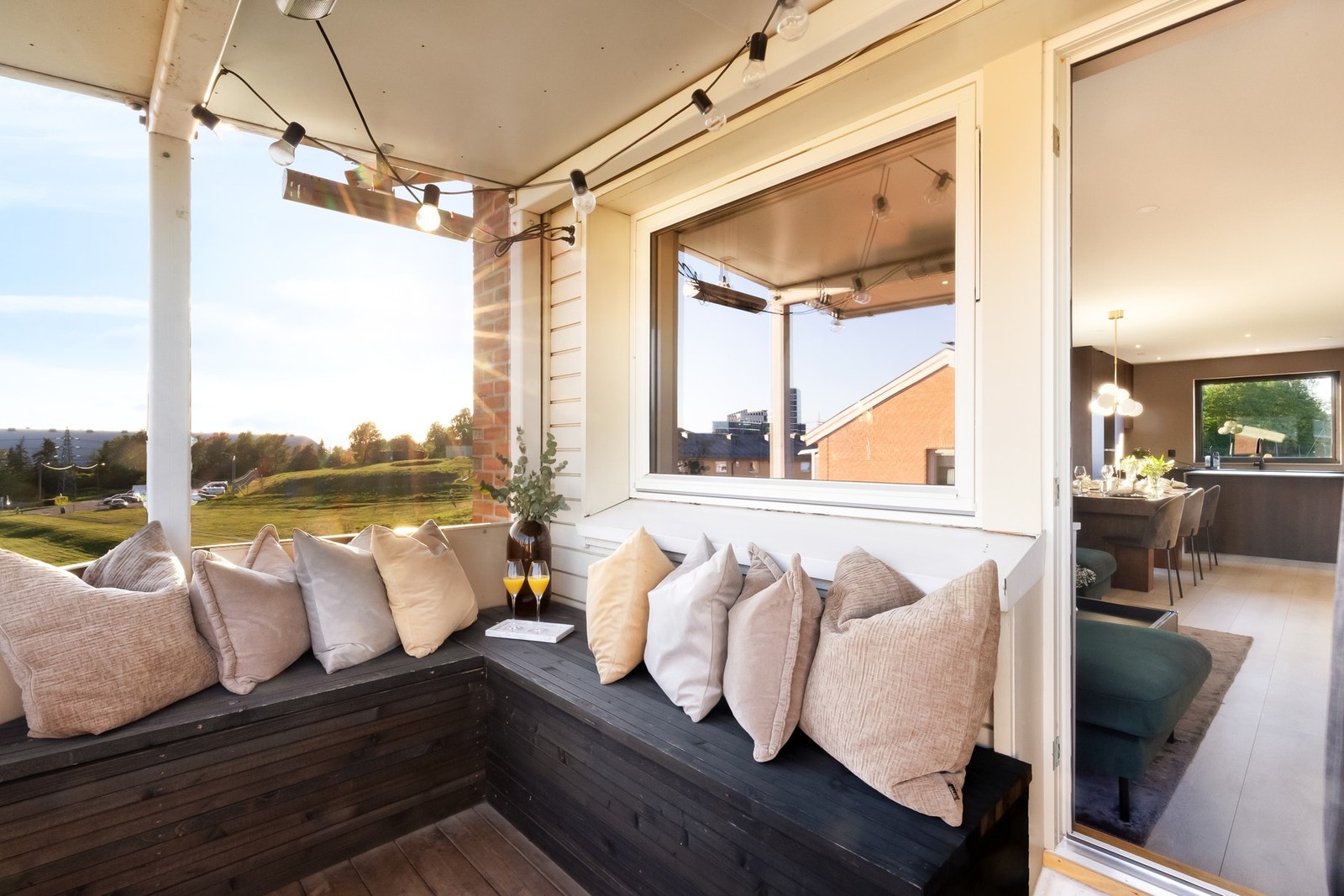 Det er tillatt med både gass- og elektrisk grill. Galleribilde