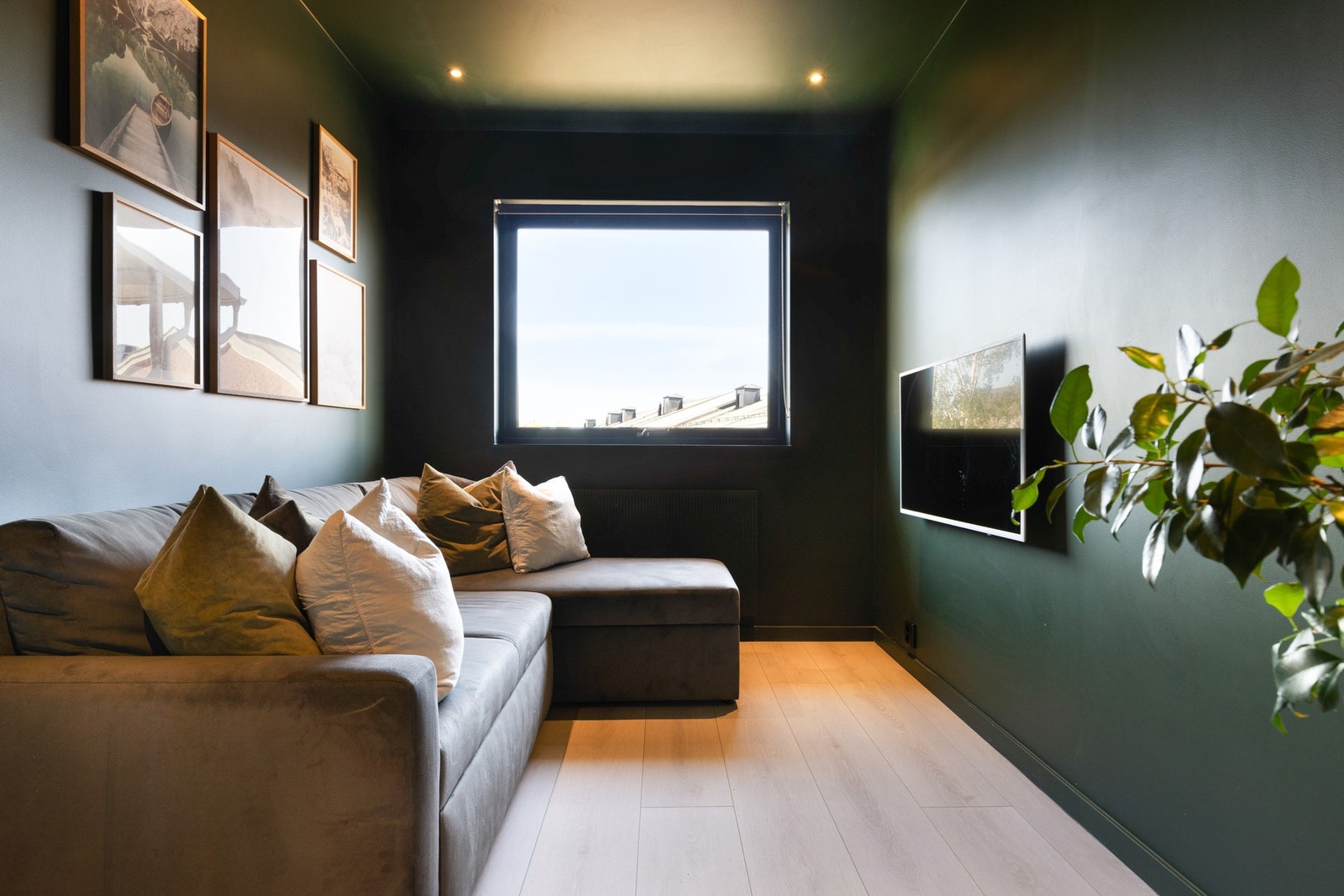 Soverom tre brukes i dag som tv-stue. Galleribilde