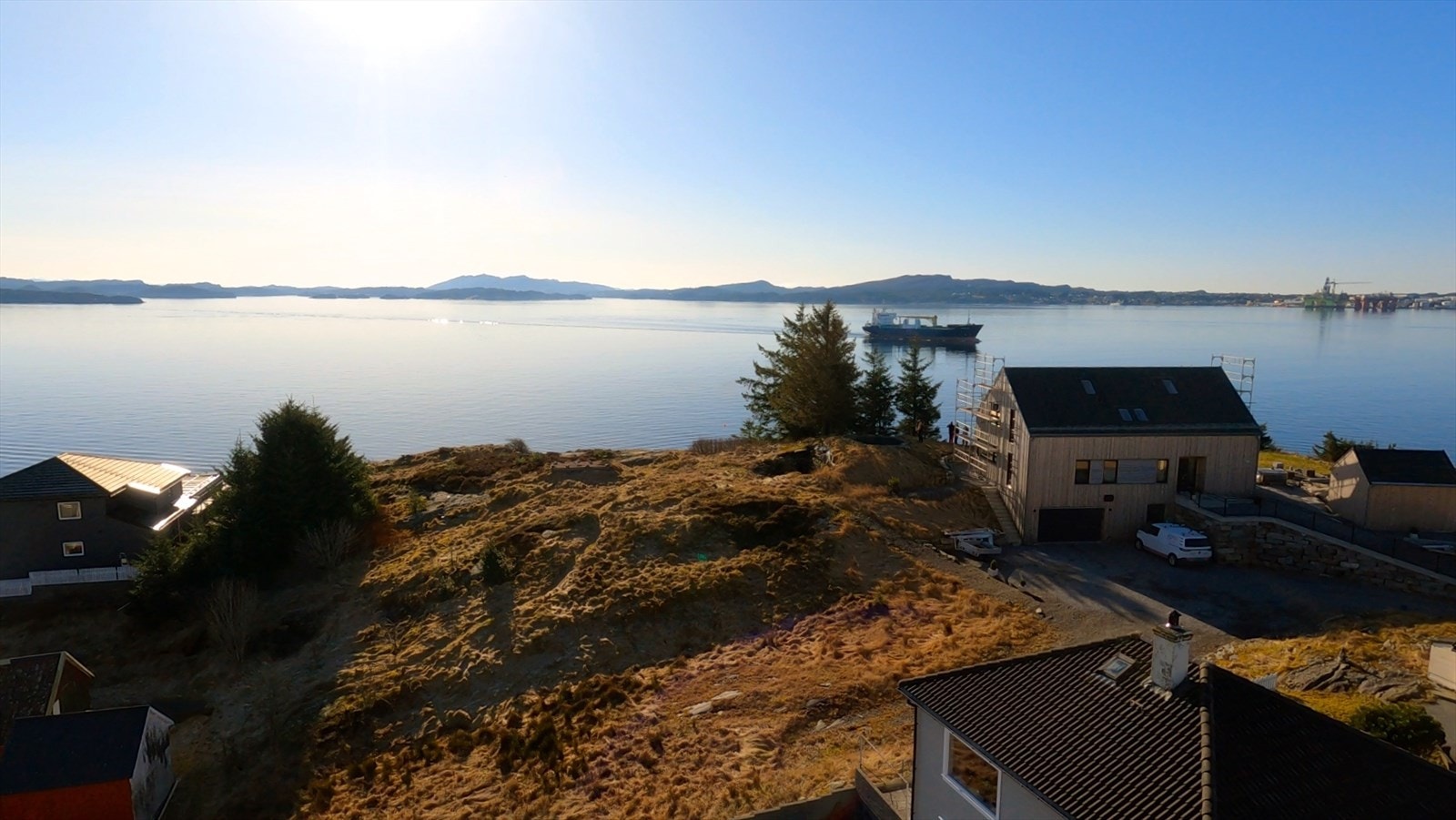 Utsiktstbilde på tomten Galleribilde