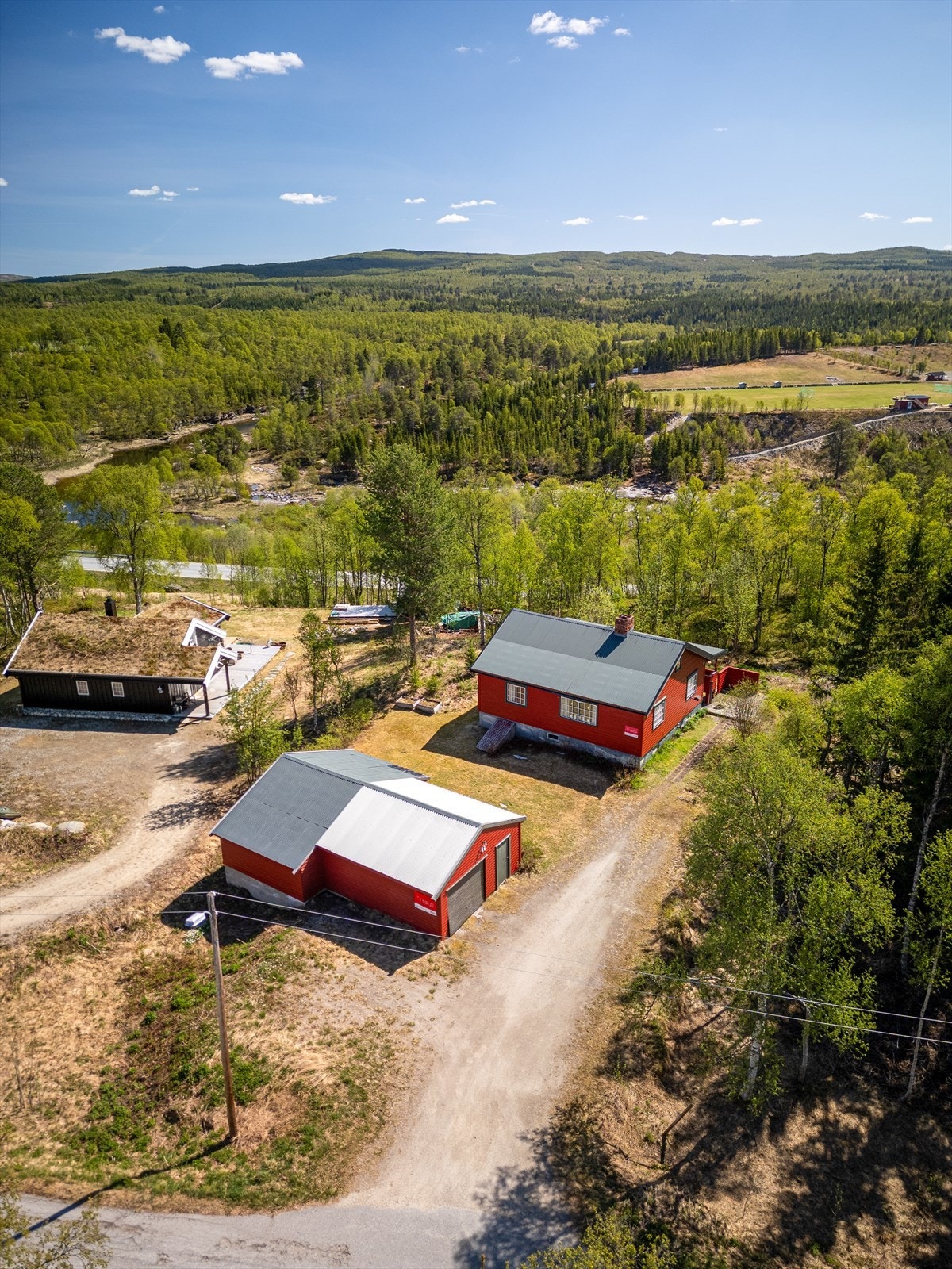 Dronefoto Galleribilde