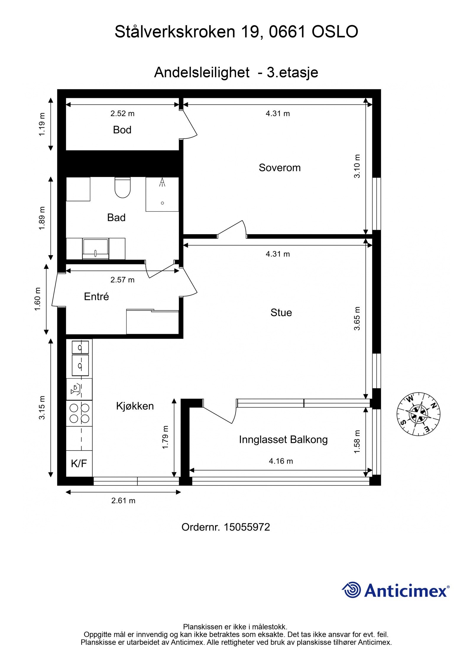 plantegning Galleribilde