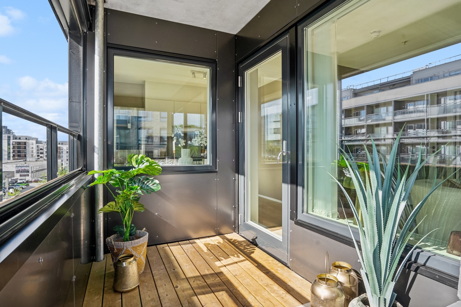 Balkong 8 kvm Galleribilde