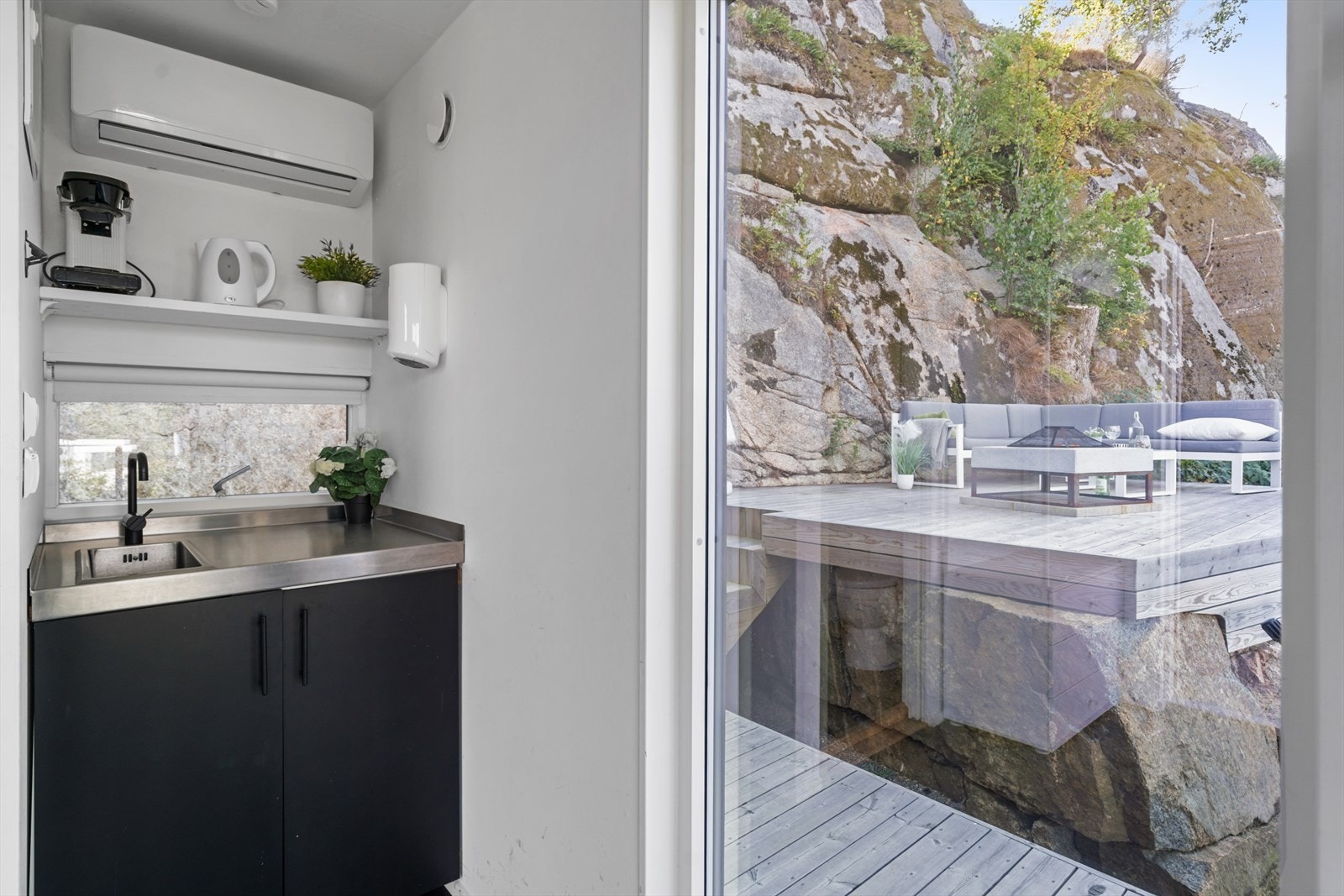 Varmepumpe i beggedelene Galleribilde