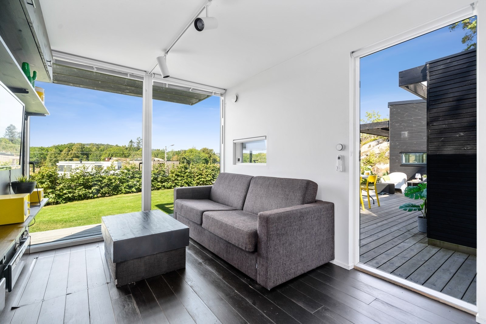 Sovesofa også i denne delen gir rommet flere bruksområder Galleribilde