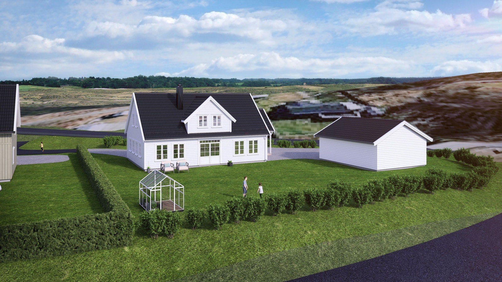 Vårt forslag på tomt 52. Illustrasjon, avvik vil forekomme. Galleribilde