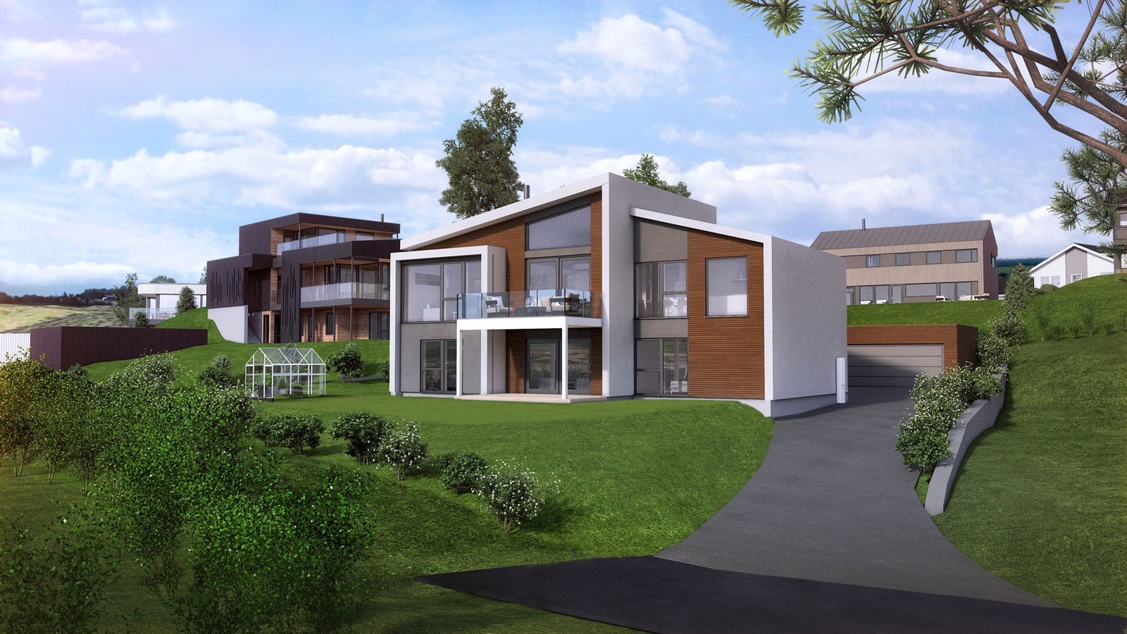 Vårt forslag på tomt 39. Illustrasjon, avvik vil forekomme. Galleribilde