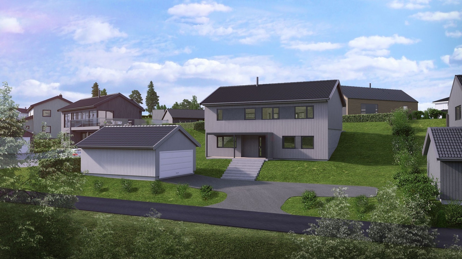 Vårt forslag på tomt 36. Illustrasjon, avvik vil forekomme. Galleribilde