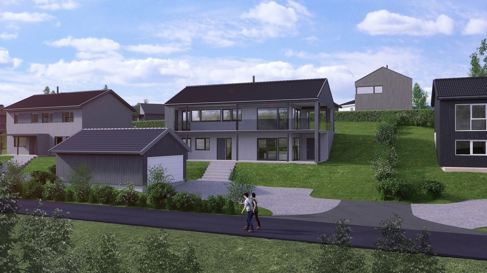 Vårt forslag på tomt 37. Illustrasjon, avvik vil forekomme. Galleribilde