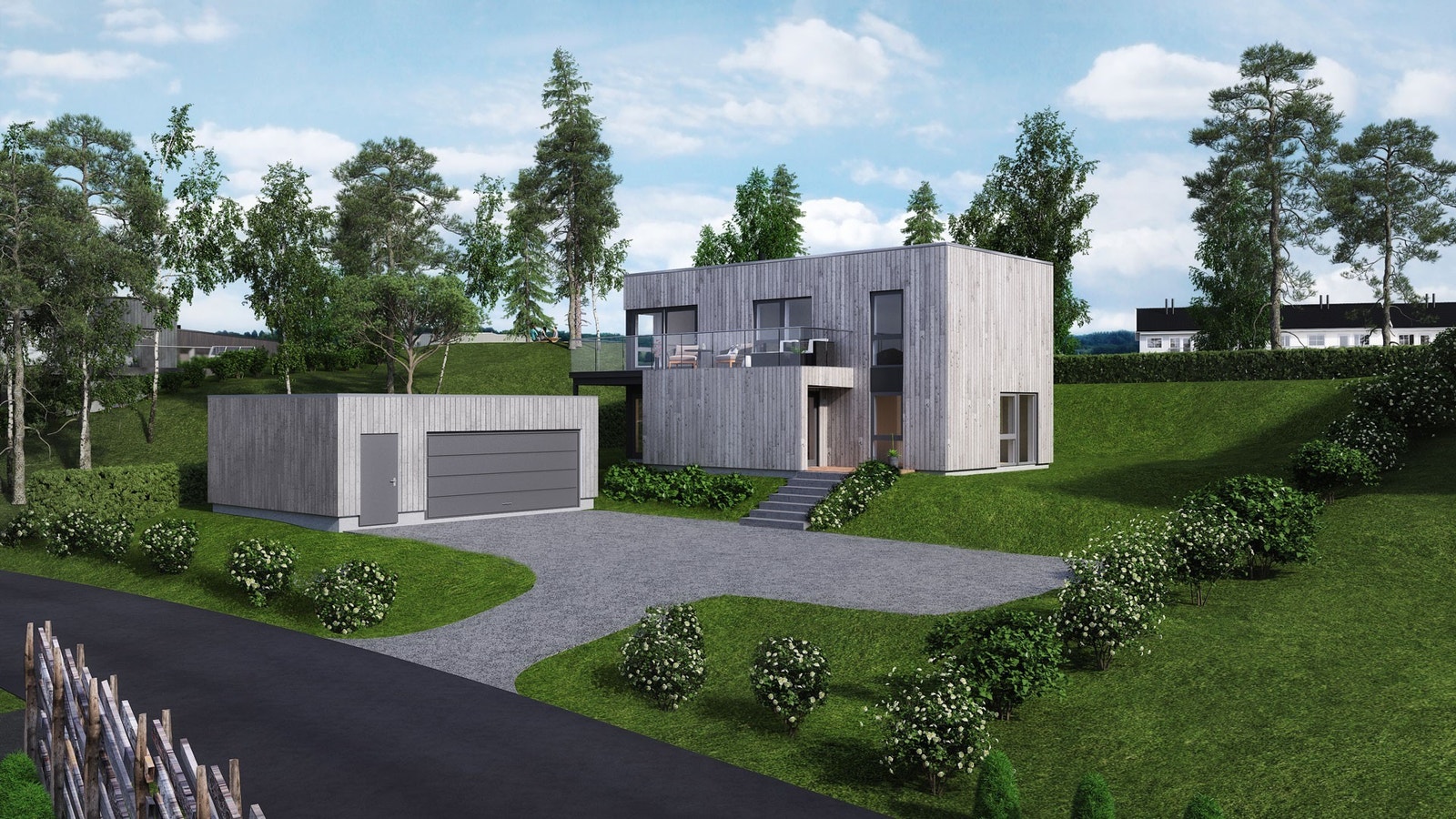 Vårt forslag på tomt 42. Illustrasjon, avvik vil forekomme. Galleribilde