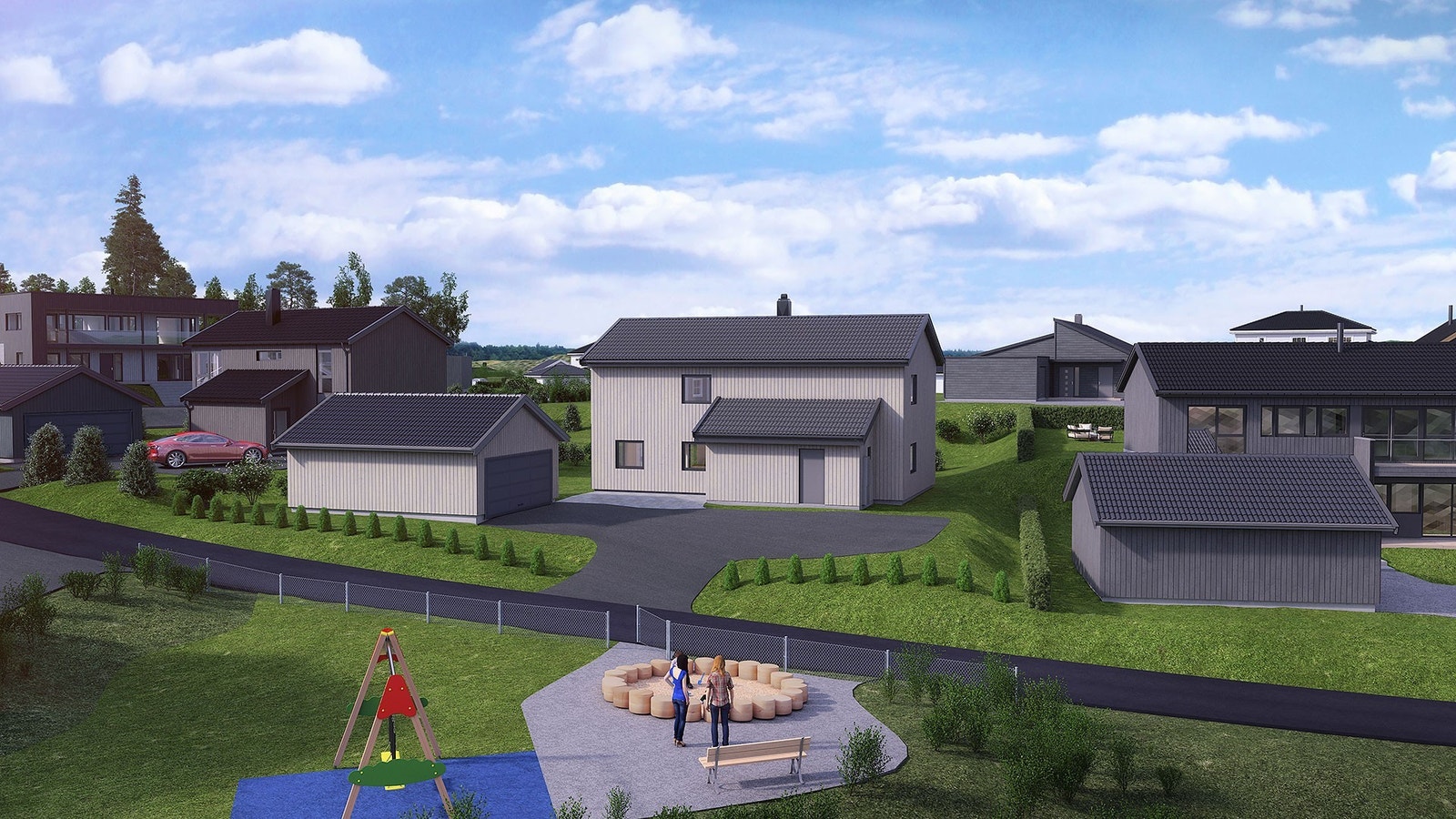 Vårt forslag på tomt 34. Illustrasjon, avvik vil forekomme. Galleribilde