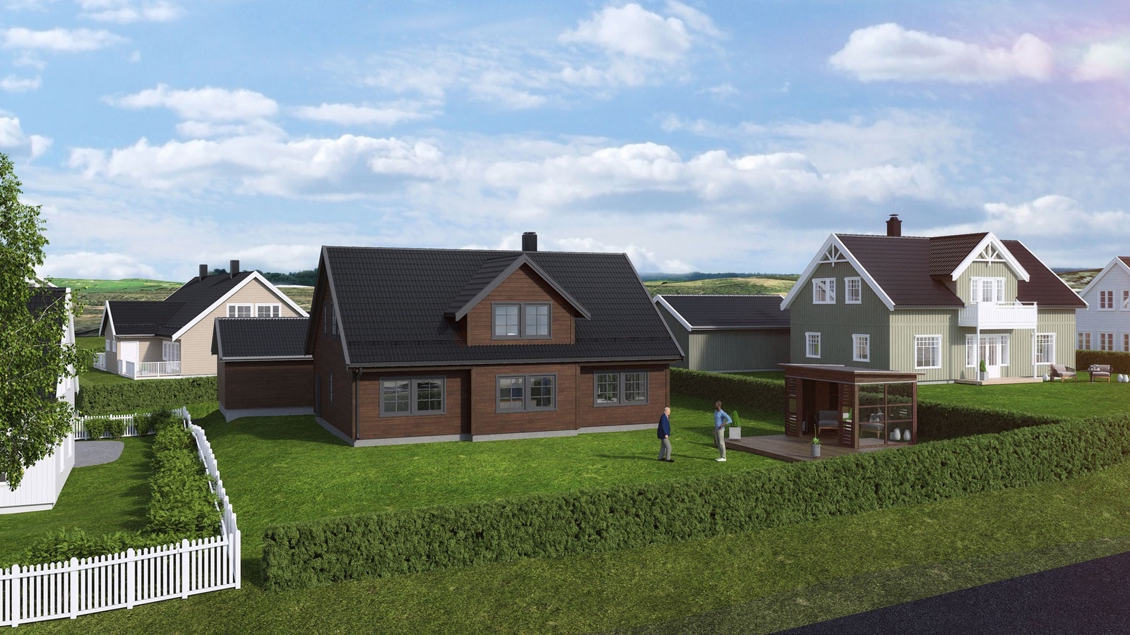 Vårt forslag på tomt 54. Illustrasjon, avvik vil forekomme. Galleribilde