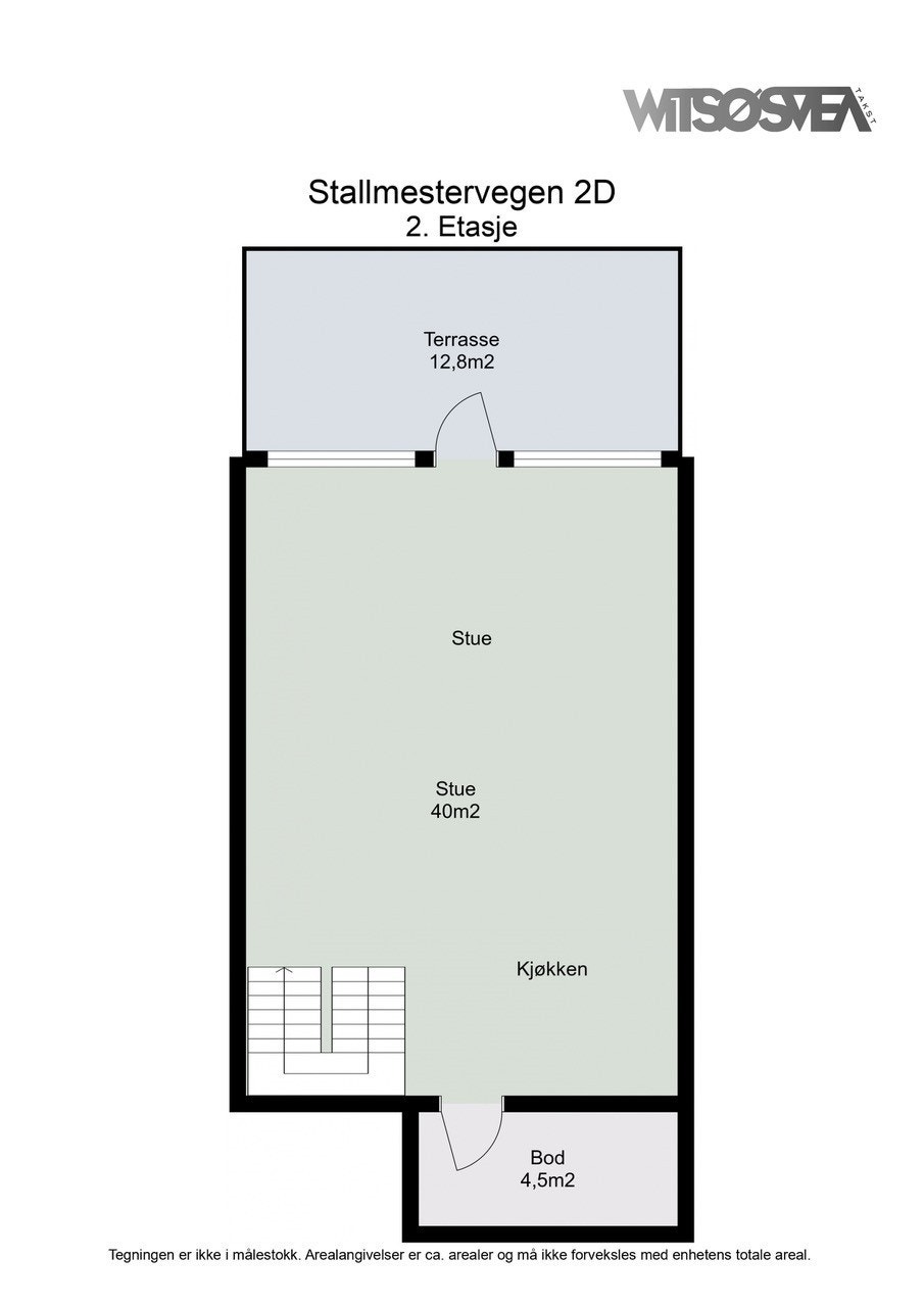 Plantegning 2.etg Galleribilde