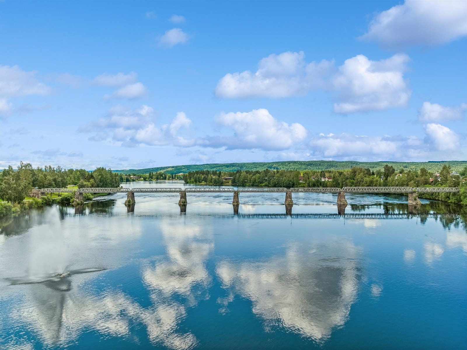 Gamlebrua over Glomma Galleribilde