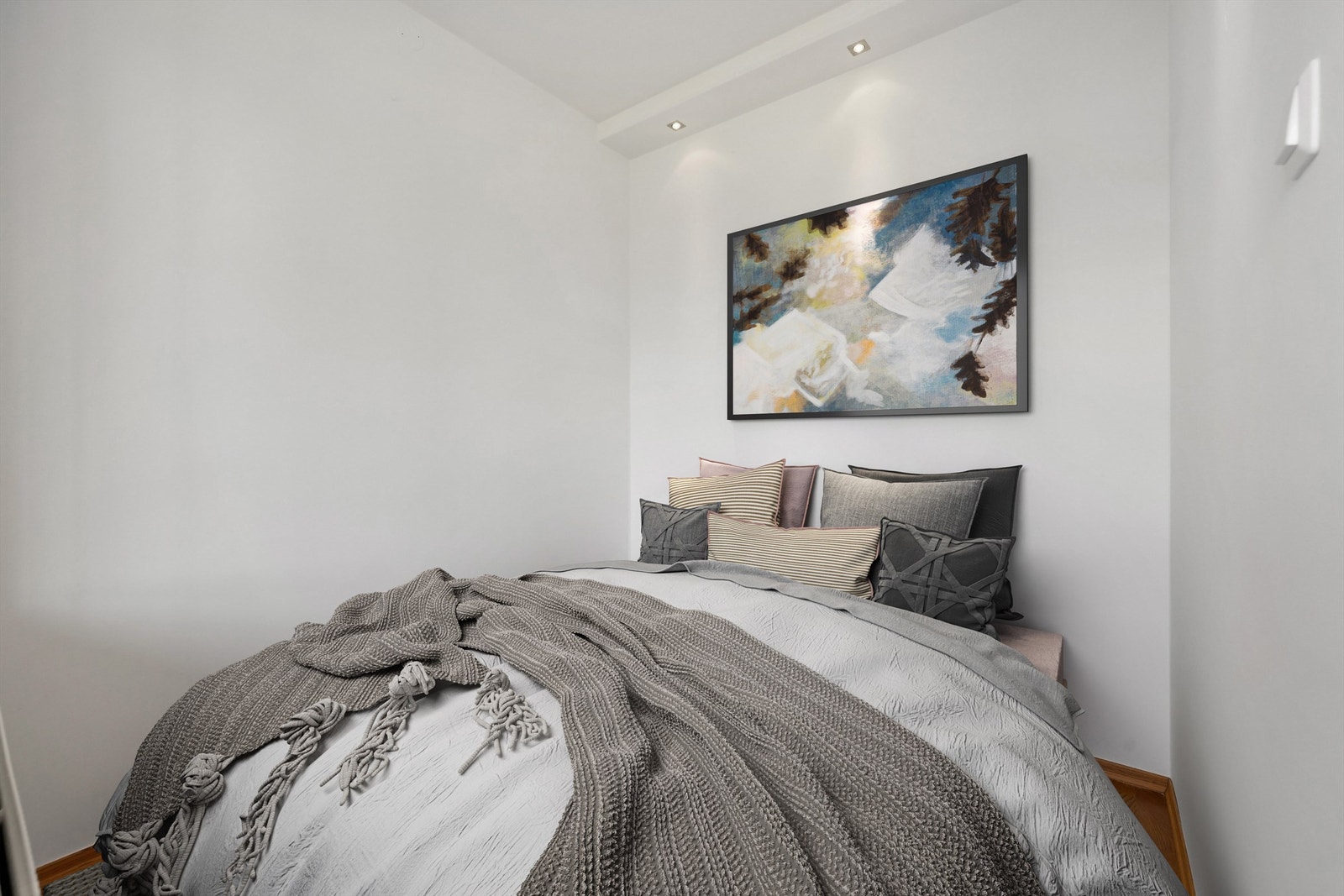 Virtuell styling av sovealkove Galleribilde